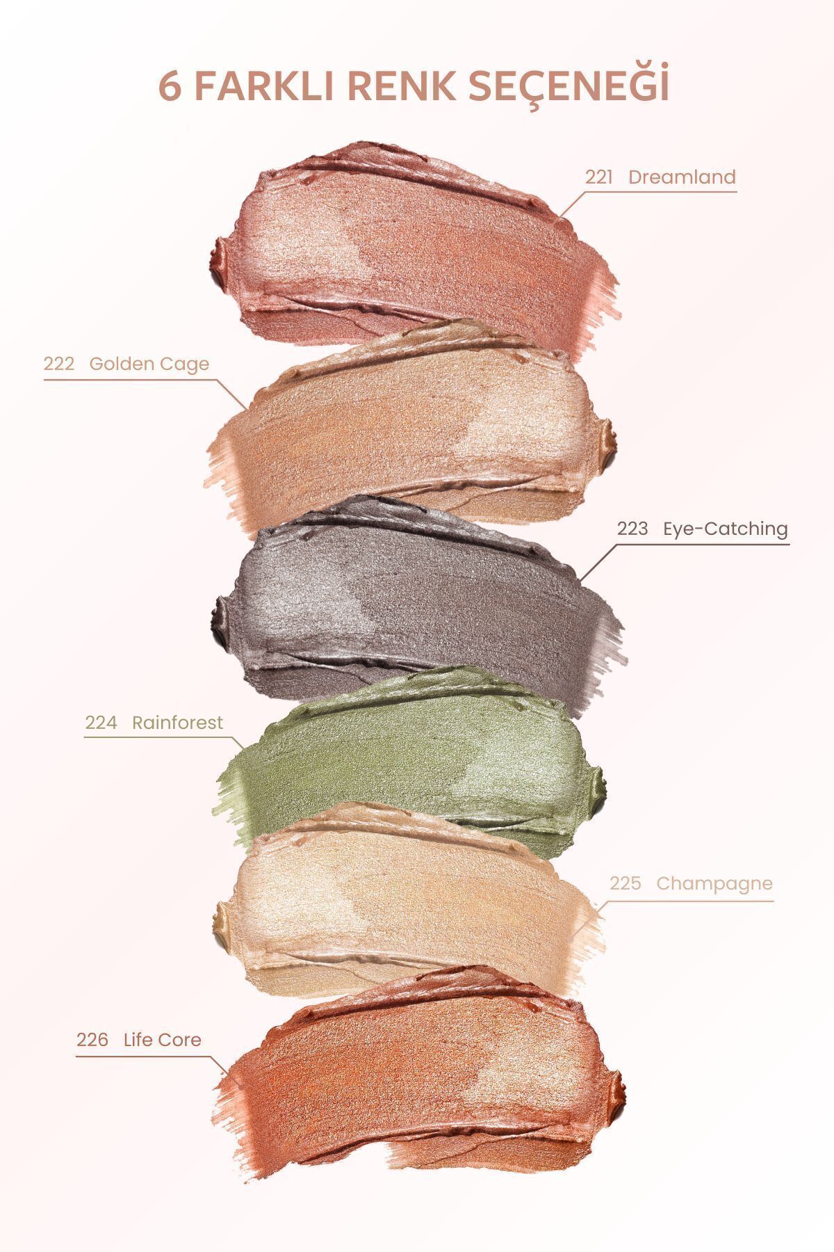 Glow Liquid Eyeshadow 224 Rainforest - Göz Farı