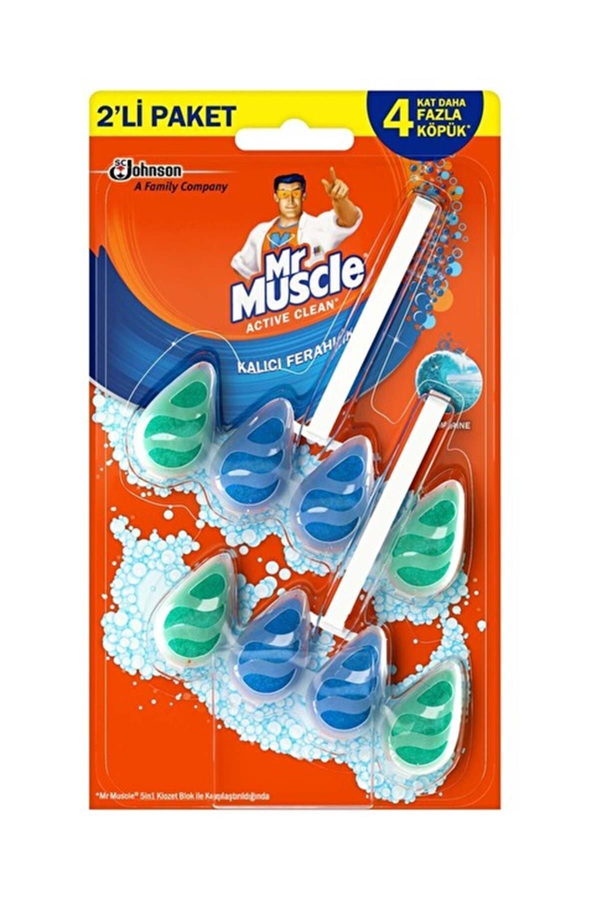 Mr.Muscle Klozet Blok Marine 2 Li 77,2 Gr