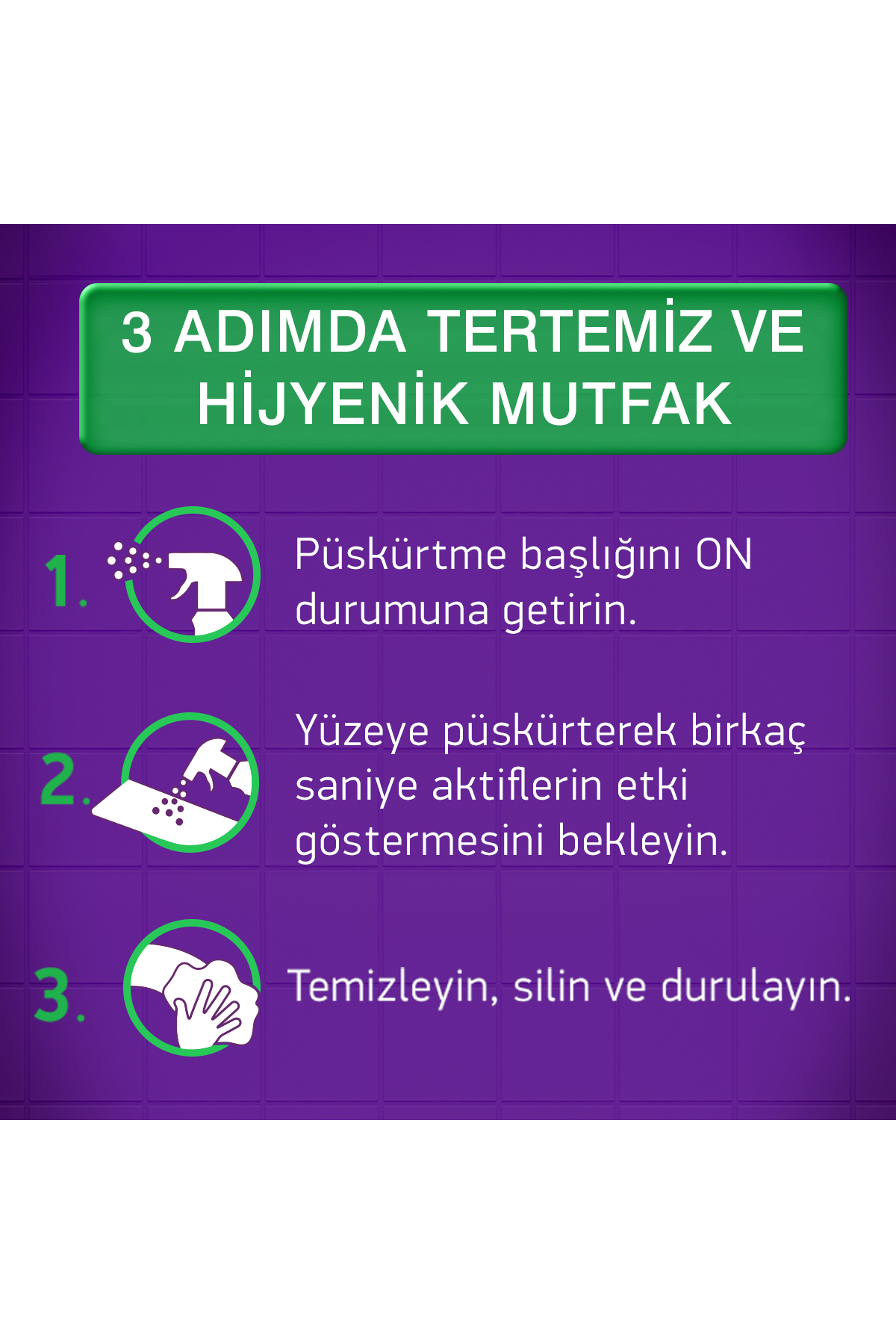 Mutfak Temizleyici Yağ, Kir Ve Kireç Sökücü Sprey 750ml