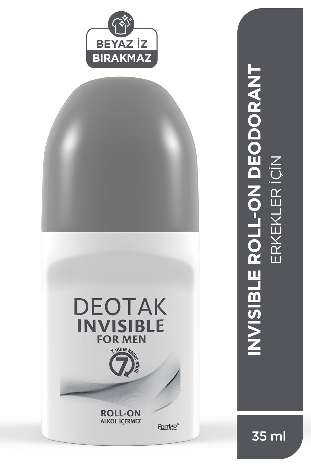 Invisible Erkek 7 Güne Kadar Etkili Roll-On Deodorant 35 ml