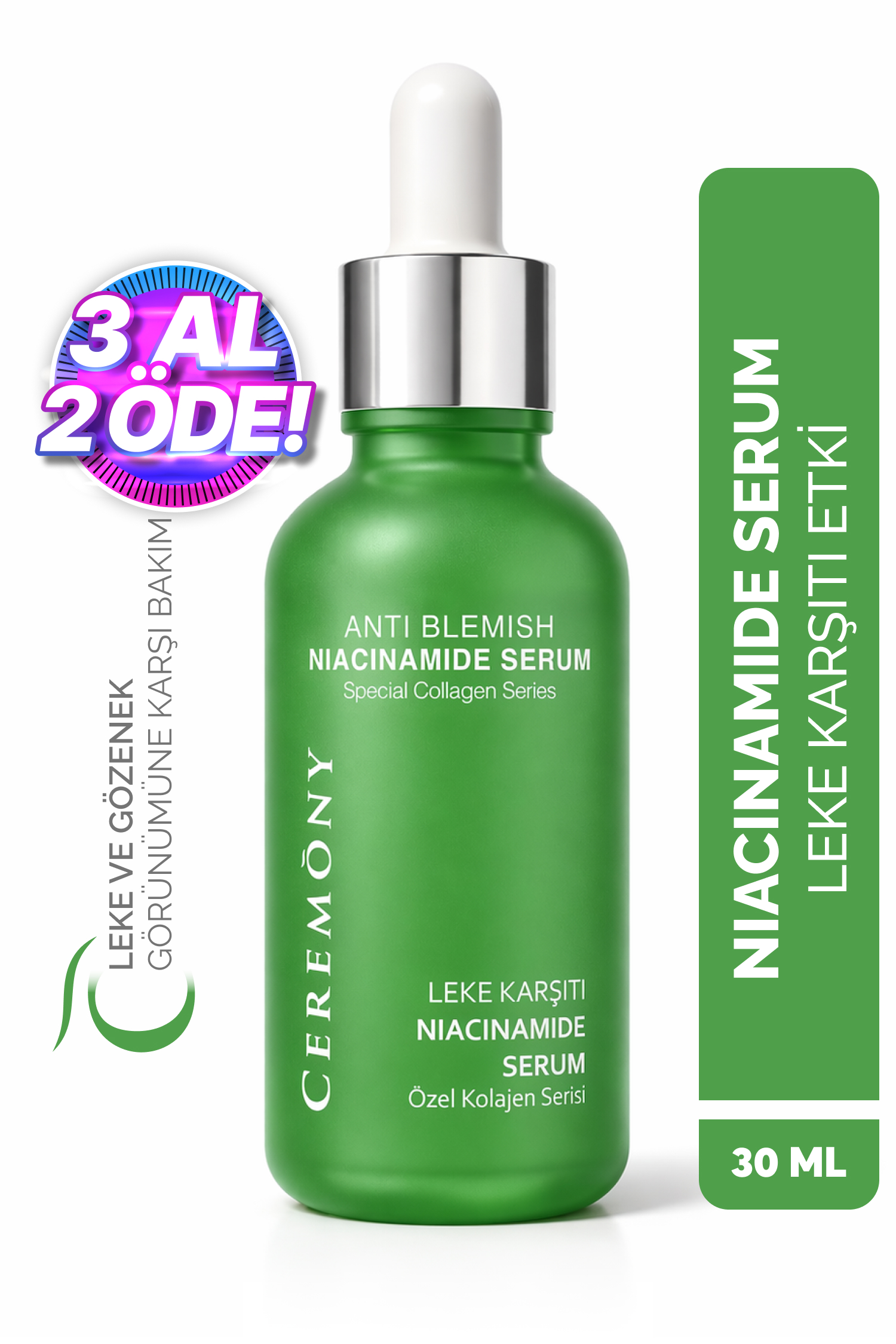Niacinamide Serum 30 ml | Gözenek Sıkılaştırıcı Yağ Dengeleyici Akne Karşıtı