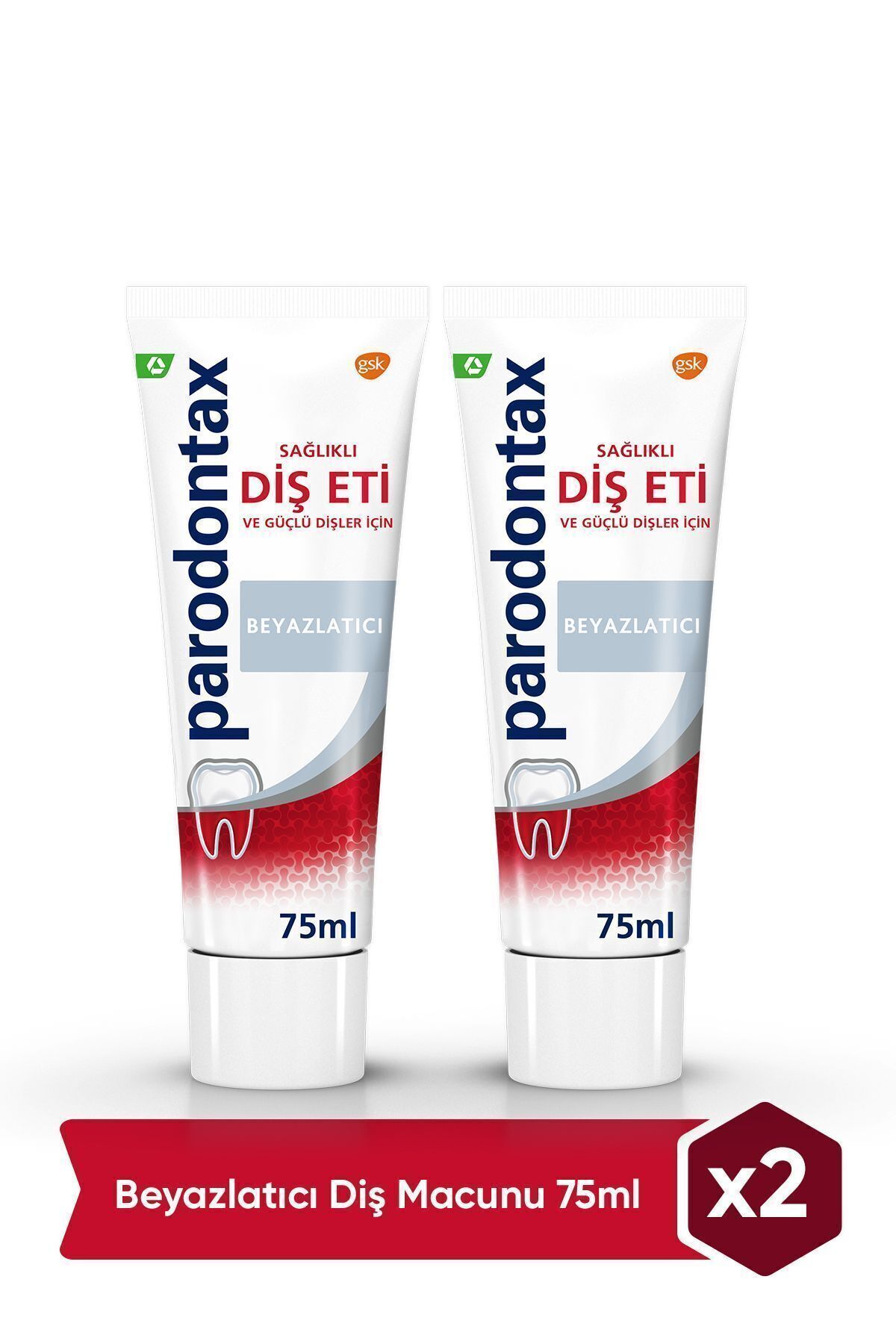Paradontax Beyazlatıcı 1+1 75 Ml. Diş Macunu