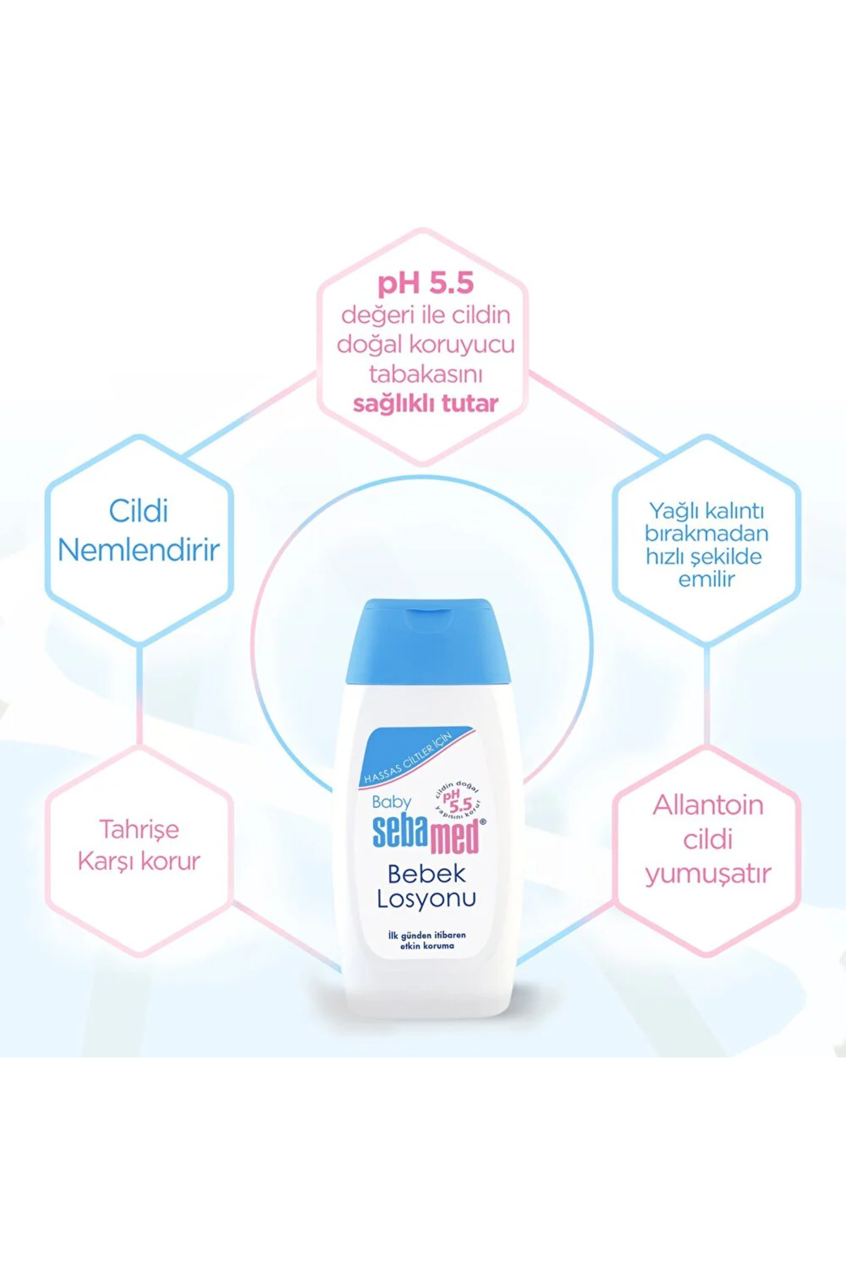 Baby Yoğun Nemlendirici ve Rahatlatıcı Etkili Bebek Vücut Bakım Losyonu 200 ml