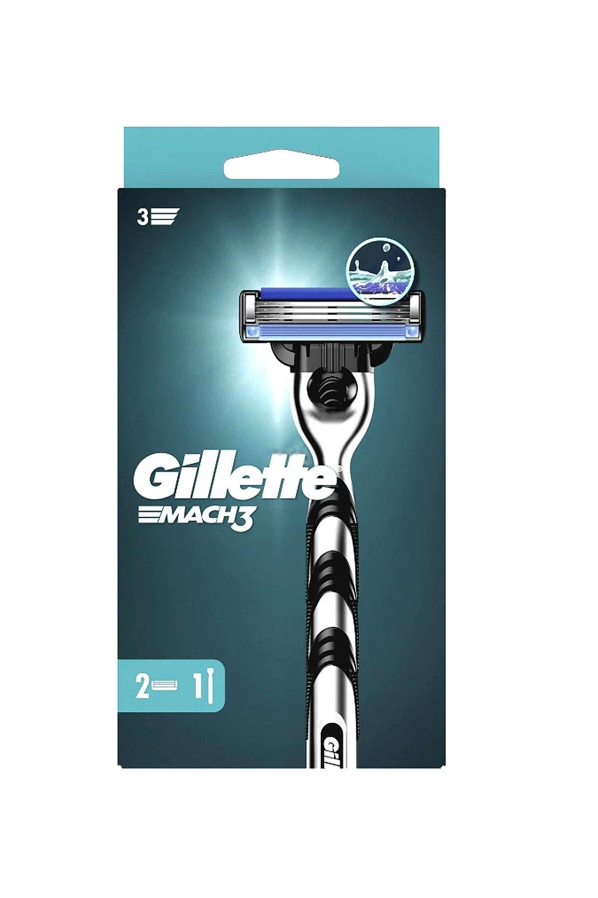 Mach 3 Tıraş Makinesi + 2 Yedek Bıçak