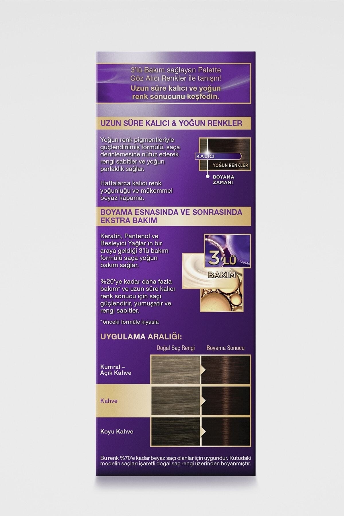 Göz Alıcı Renkler Çikolata Kahve 3-65 Saç Boyası