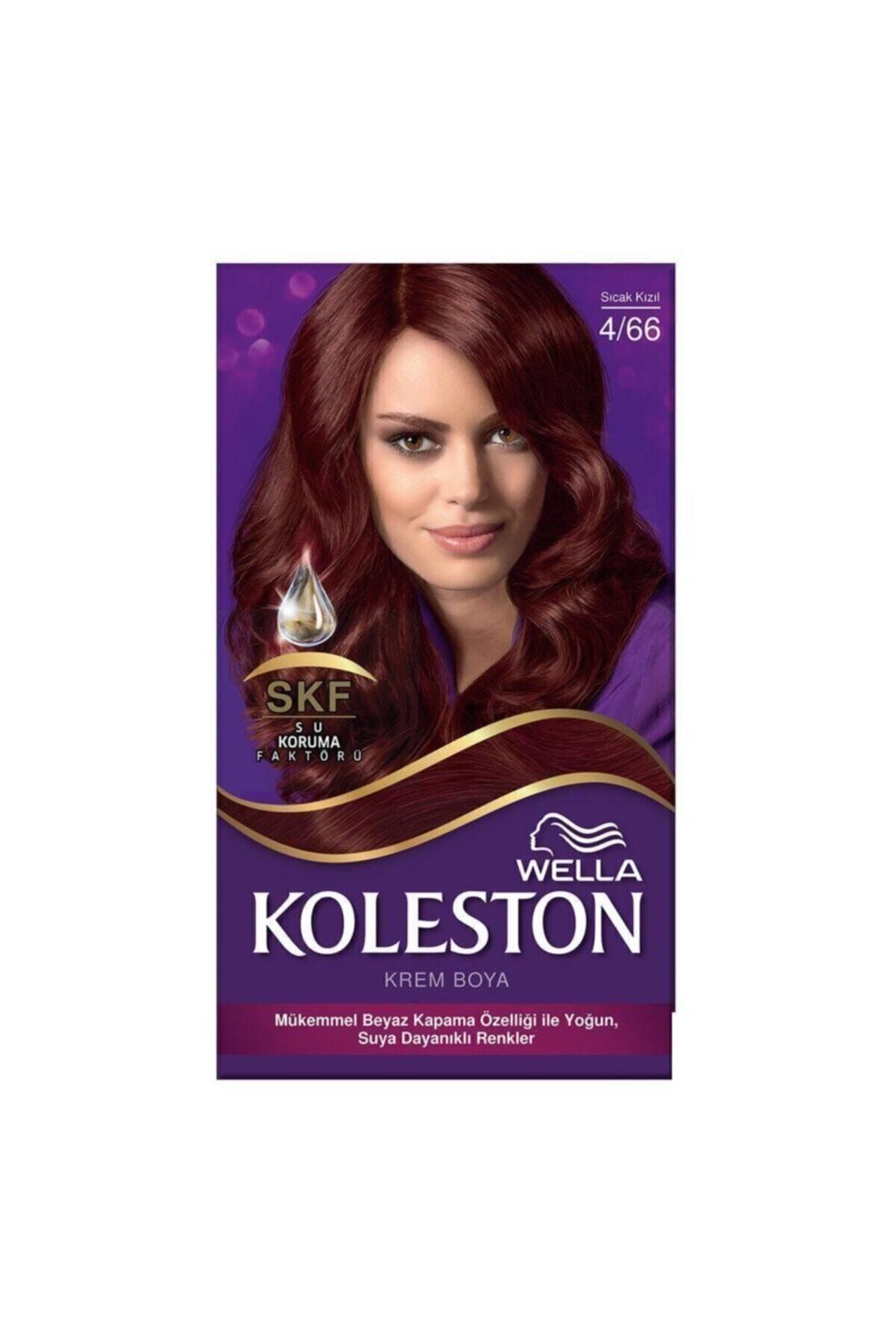 Koleston Kit Saç Boyası 4/66 Sıcak Kızıl