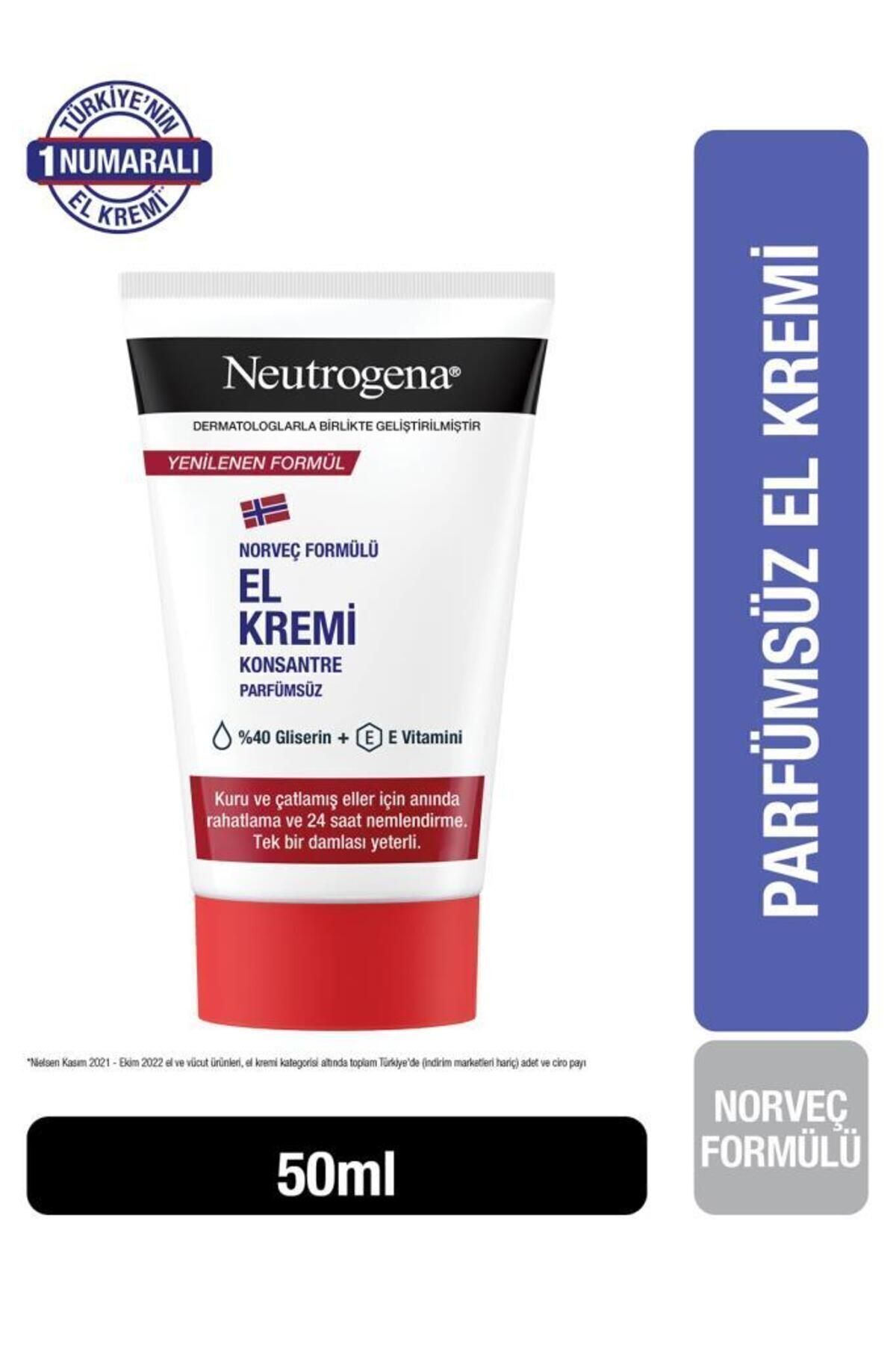 Norveç Formülü El Kremi Parfümsüz 50 ml