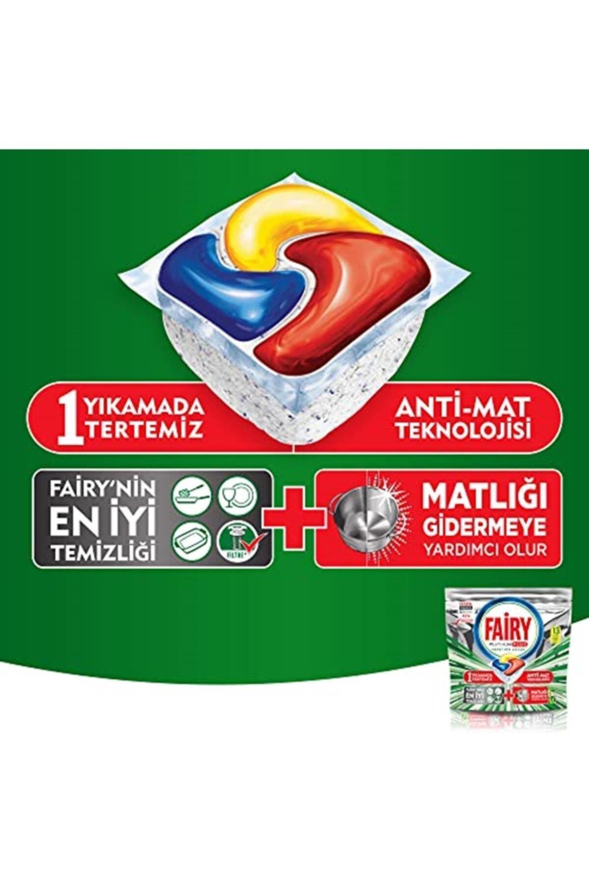 Platinum Plus 50 Yıkama Bulaşık Makinesi Deterjanı Kapsülü Hızlı Çözünme