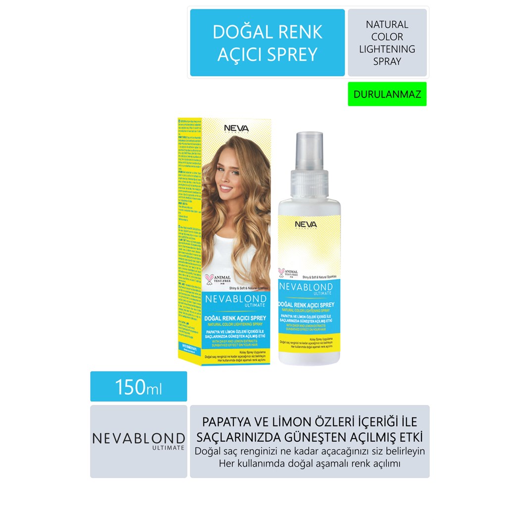 Doğal Renk Açıcı Papatya Özü Sprey 150 ml