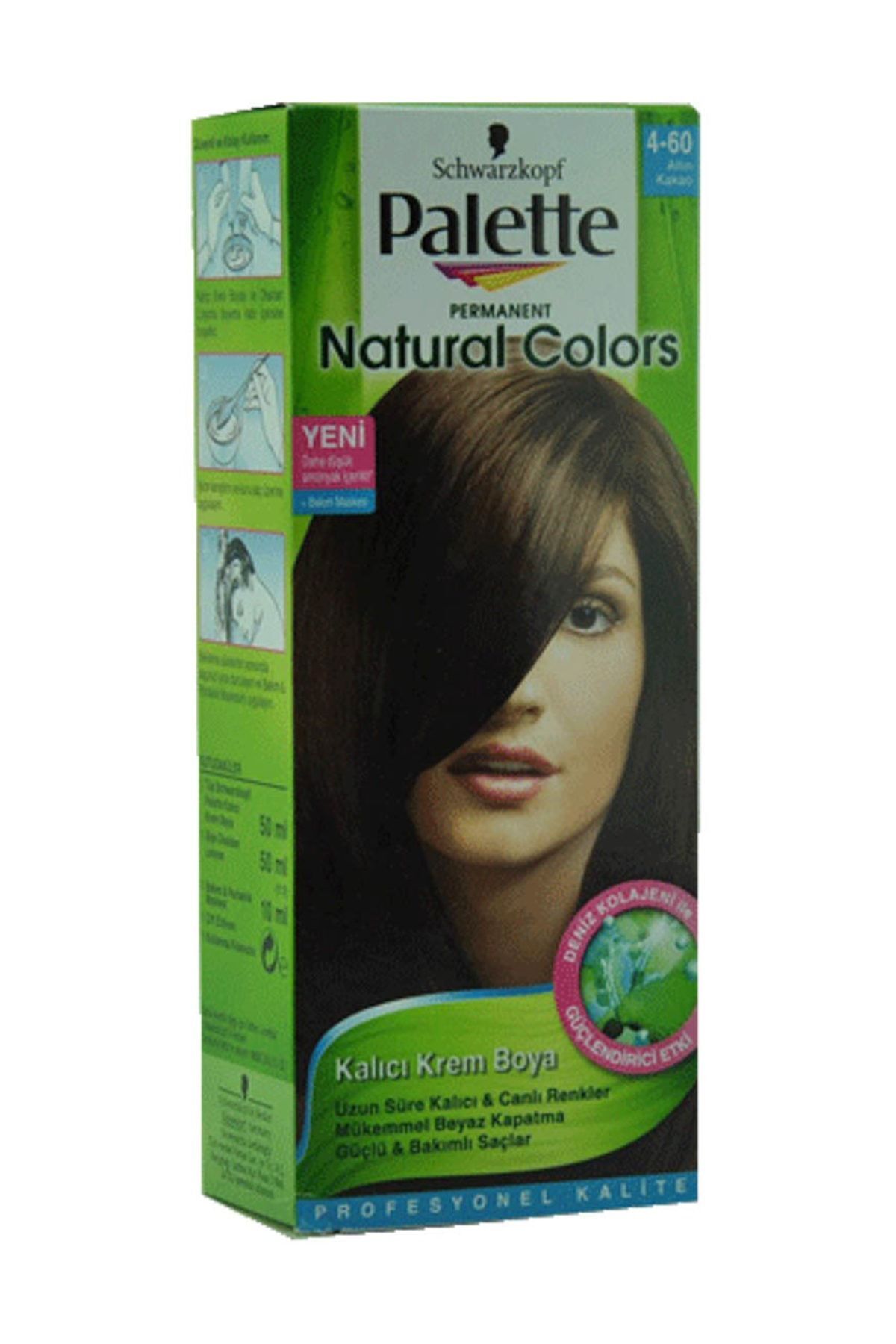 Doğal Renkler .4-60 Açık Çikolata Kahve