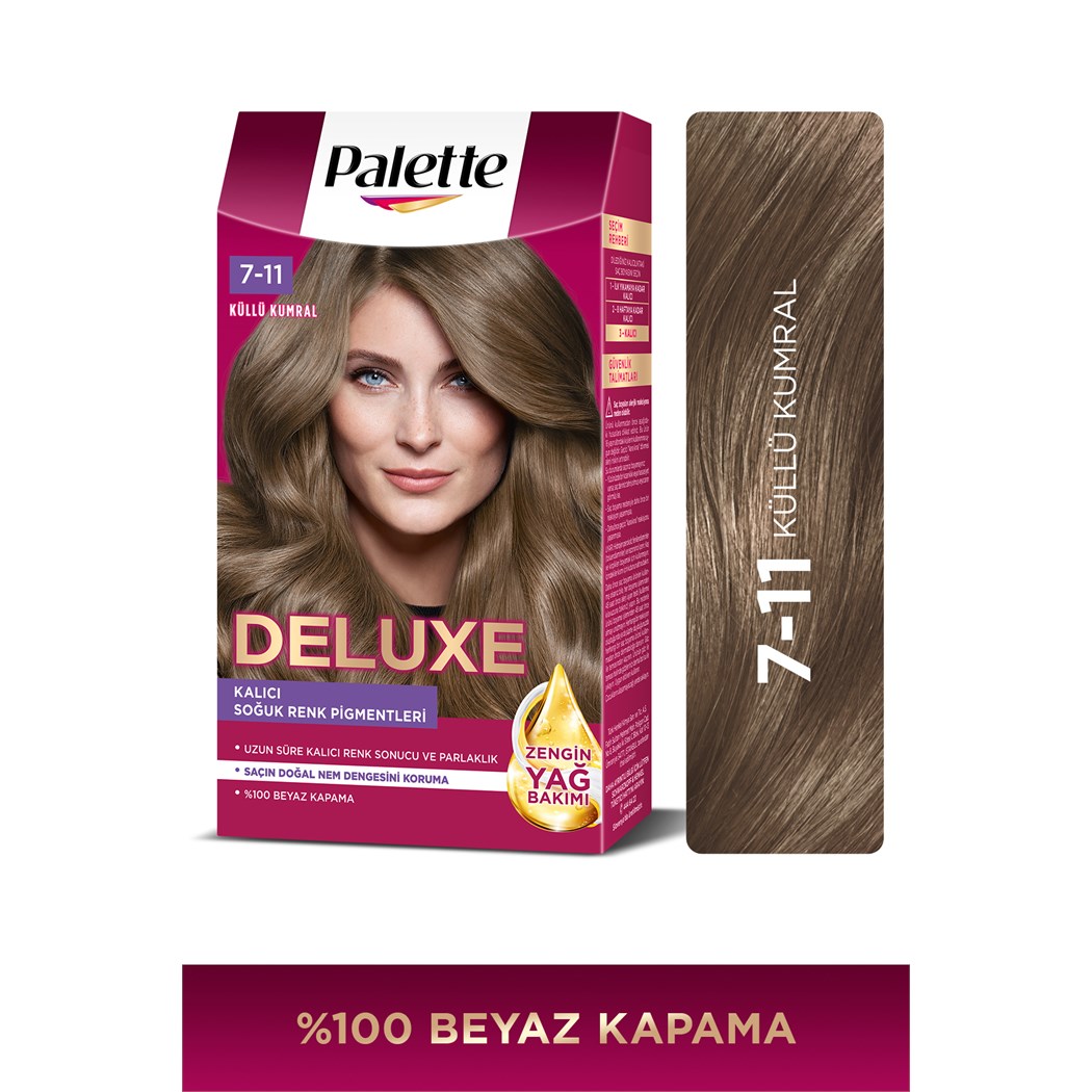 Deluxe Saç Boyası 7.11 Küllü Kumral