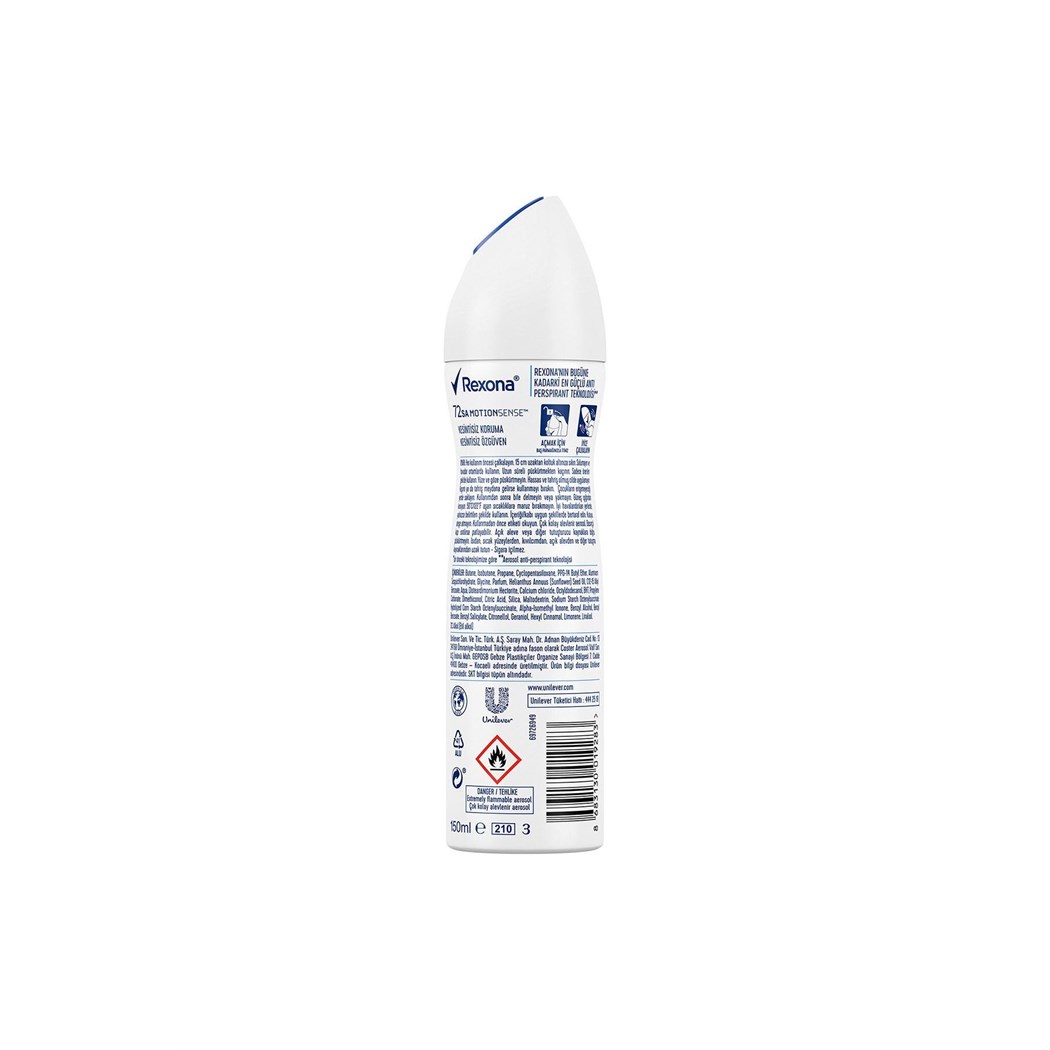Kadın Sprey Deodorant Cotton Dry 72 Saat Kesintisiz Üstün Koruma 150 Mlx3