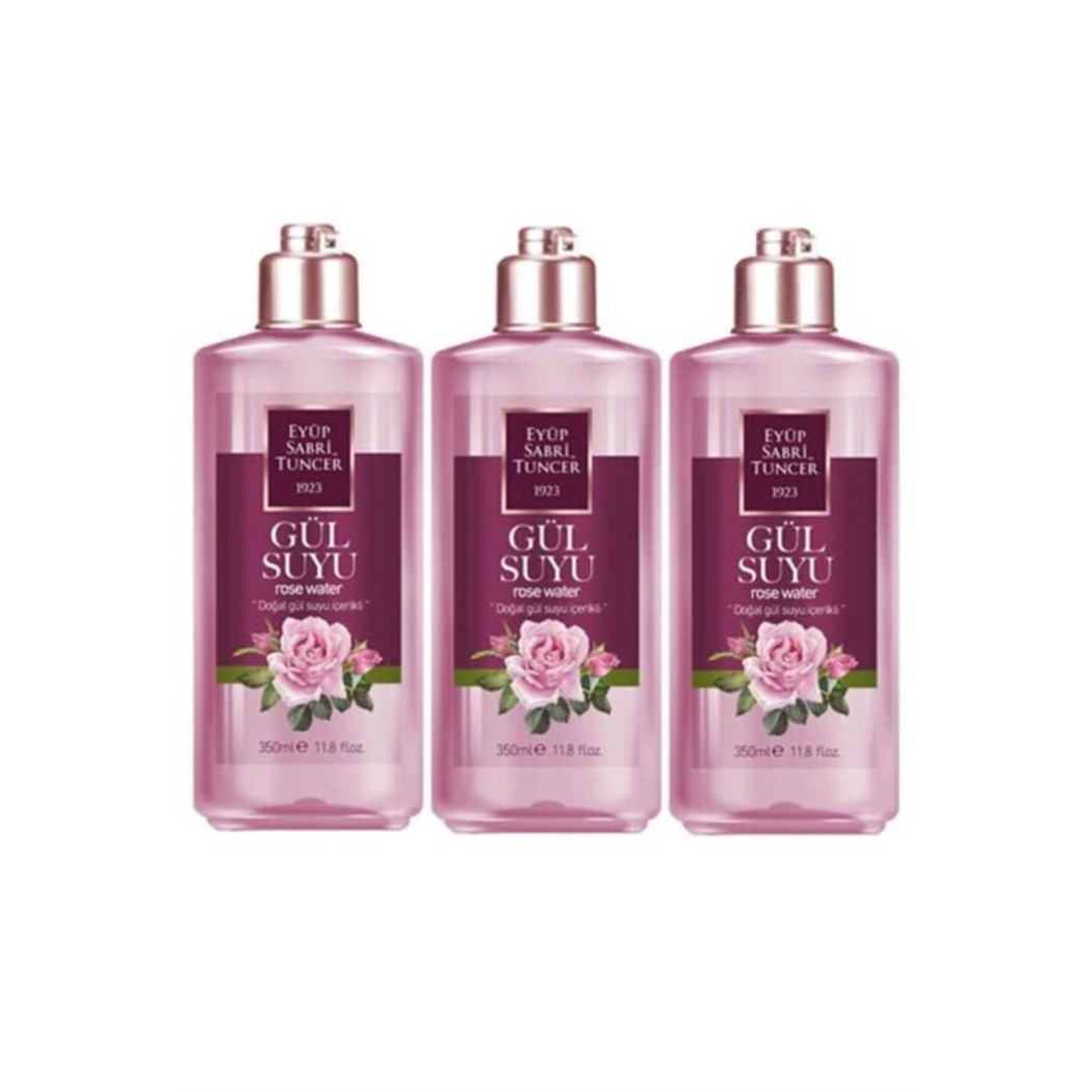 Doğal Gül Suyu 350 Ml x3 Adet