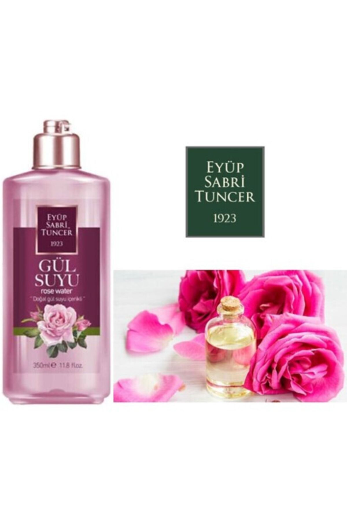 Doğal Gül Suyu 350 Ml x3 Adet