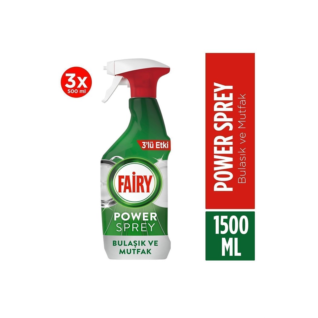 Power Sprey 3’ü 1 Arada Bulaşık Ve Mutfak 500 ml X 3 Adet