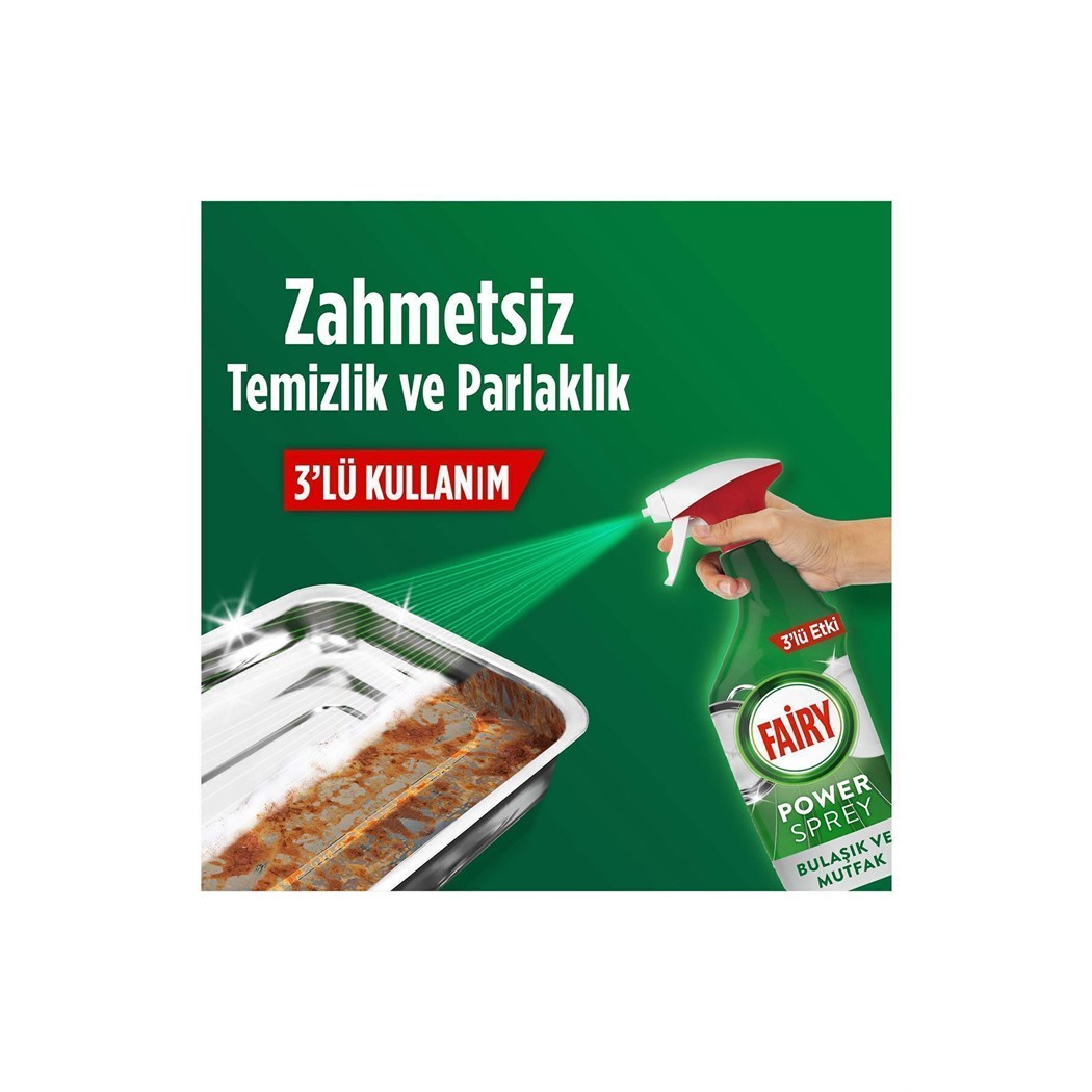 Power Sprey 3’ü 1 Arada Bulaşık Ve Mutfak 500 ml X 3 Adet