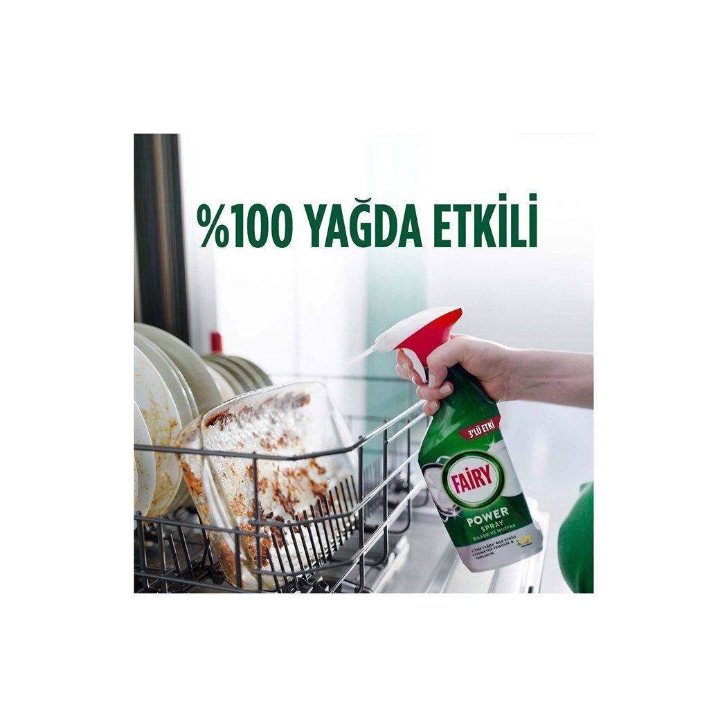 Power Sprey 3’ü 1 Arada Bulaşık Ve Mutfak 500 ml X 3 Adet
