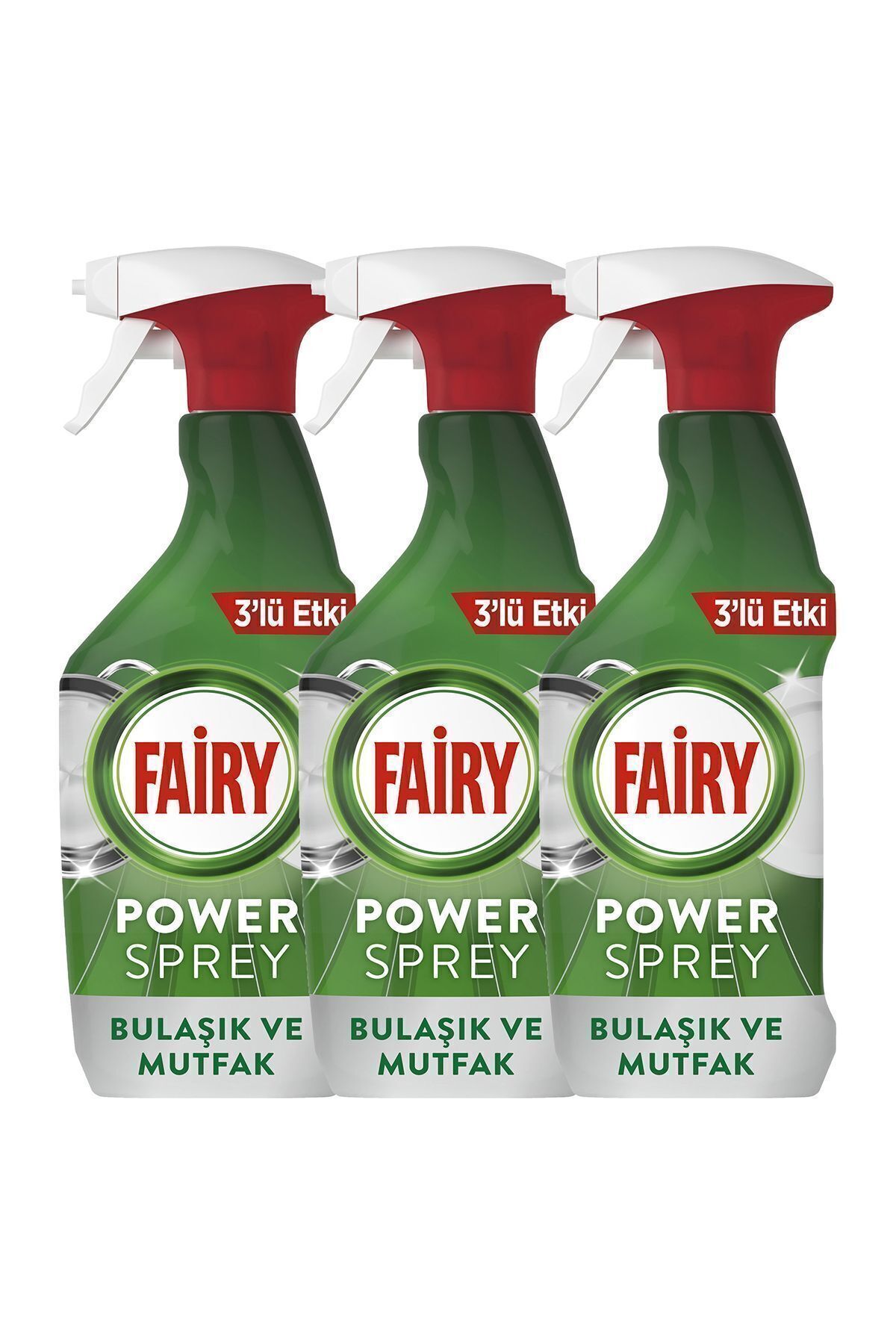 Power Sprey 3’ü 1 Arada Bulaşık Ve Mutfak 500 ml X 3 Adet