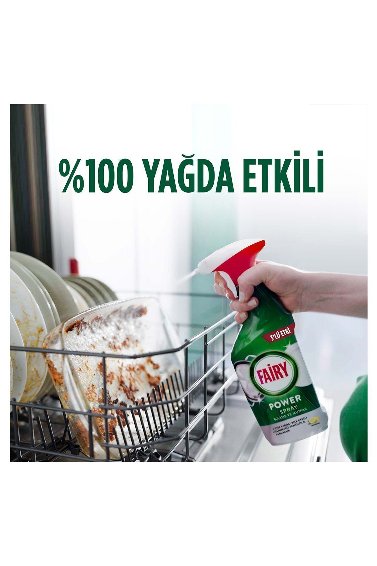 Power Sprey 3’ü 1 Arada Bulaşık Ve Mutfak 500 ml X 3 Adet