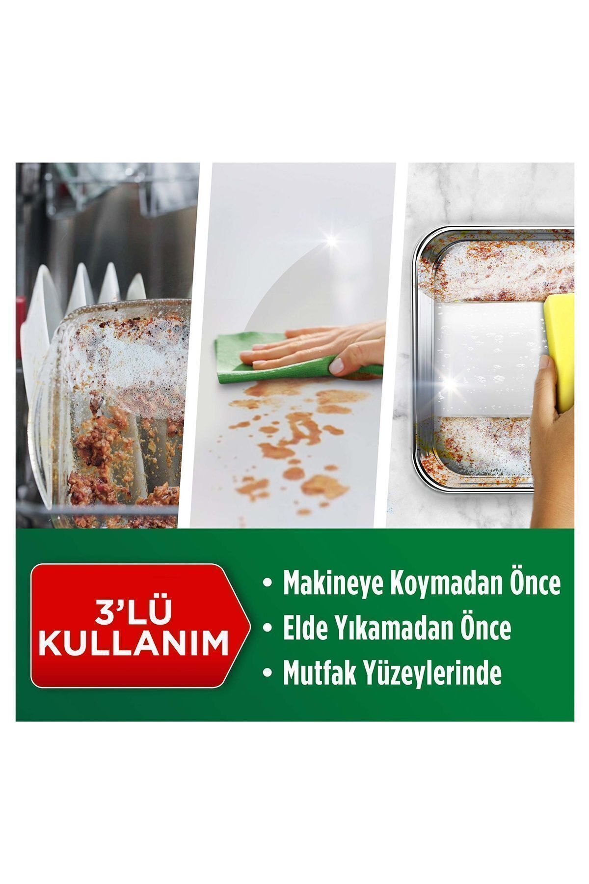 Power Sprey 3’ü 1 Arada Bulaşık Ve Mutfak 500 ml X 3 Adet