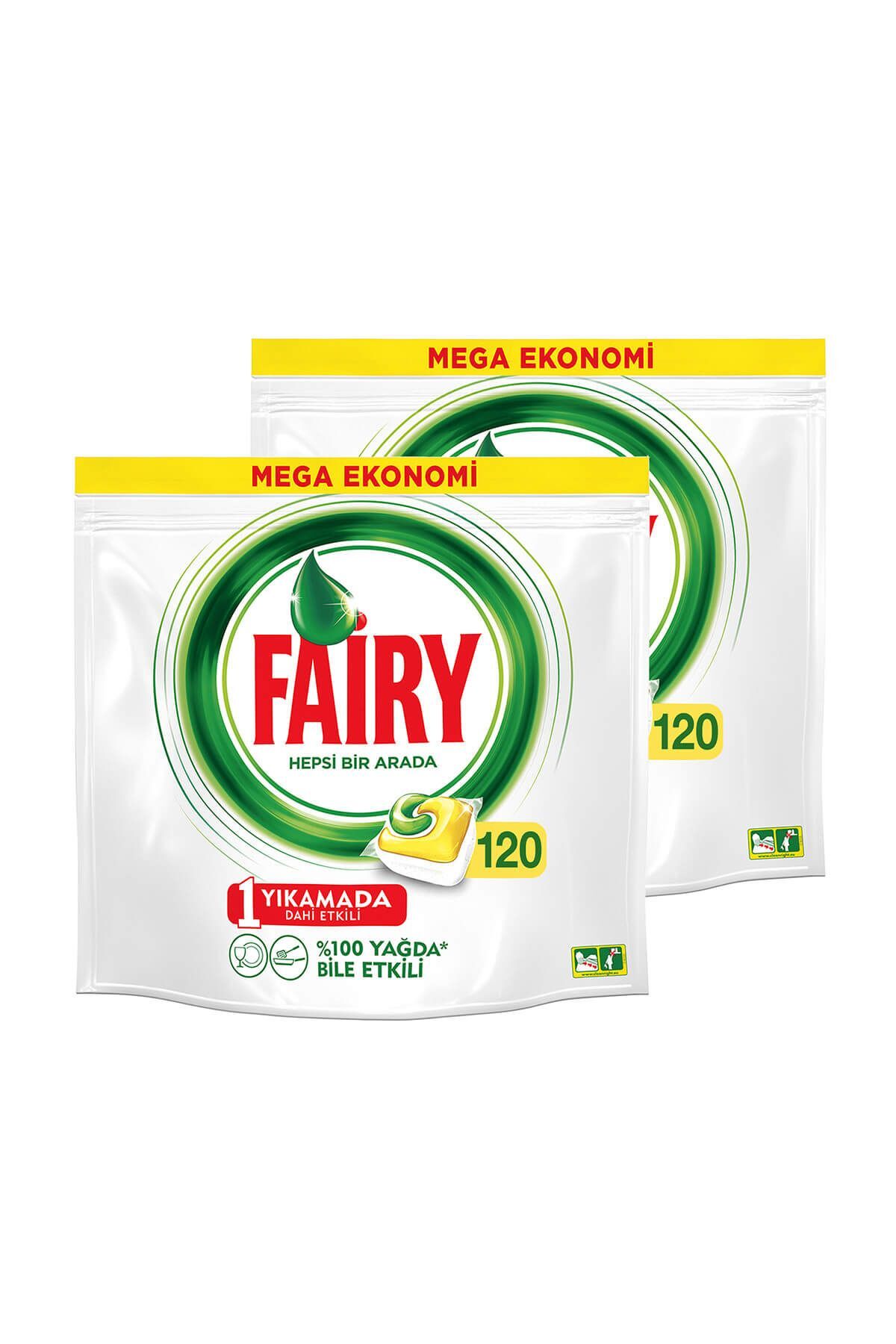 Hepsi Bir Arada 60 Yıkama Bulaşık Makinesi Deterjanı Tableti x4 Adet