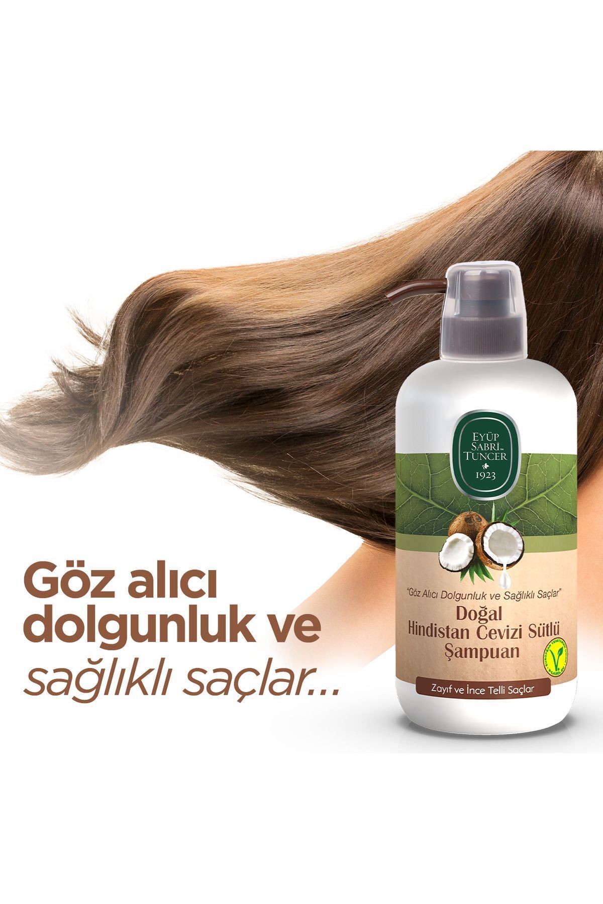 Şampuan 600 ml Doğal H.cevizli