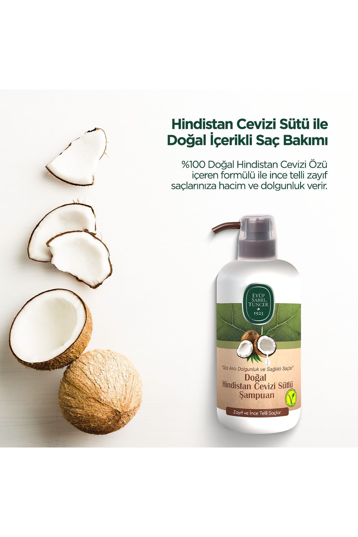 Şampuan 600 ml Doğal H.cevizli