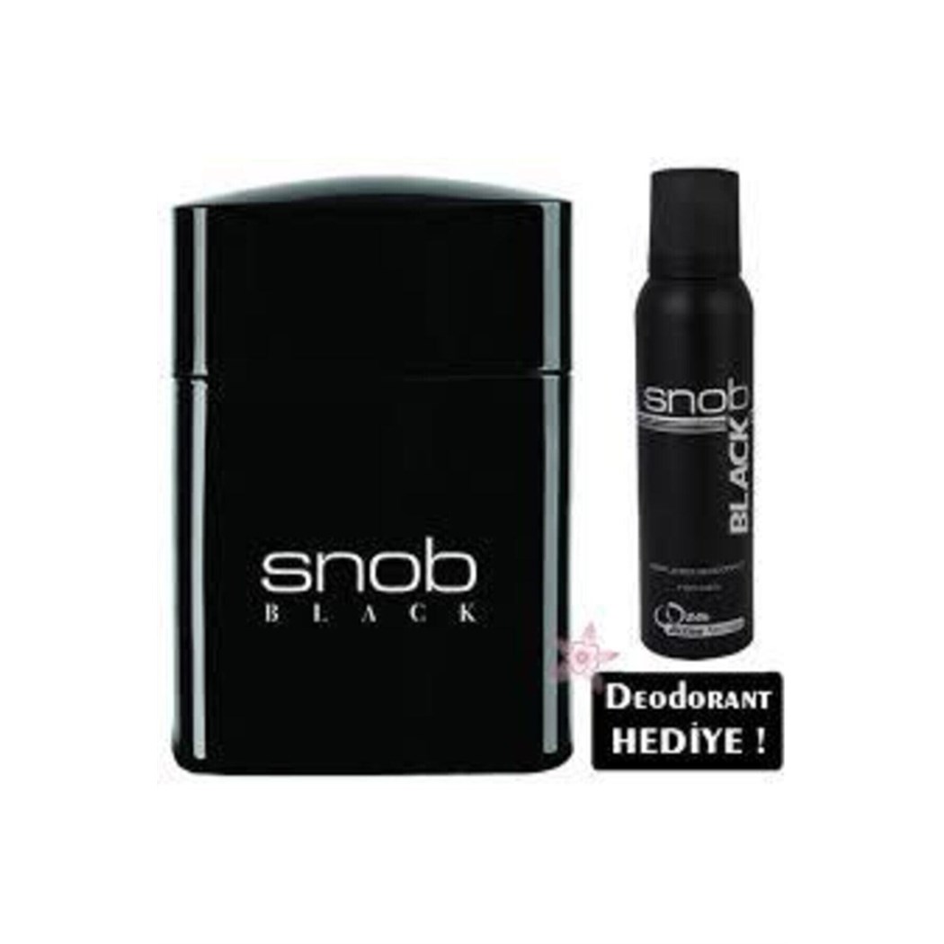 Parfüm Seti Black Edt 100ml 150ml Deodorant Erkek