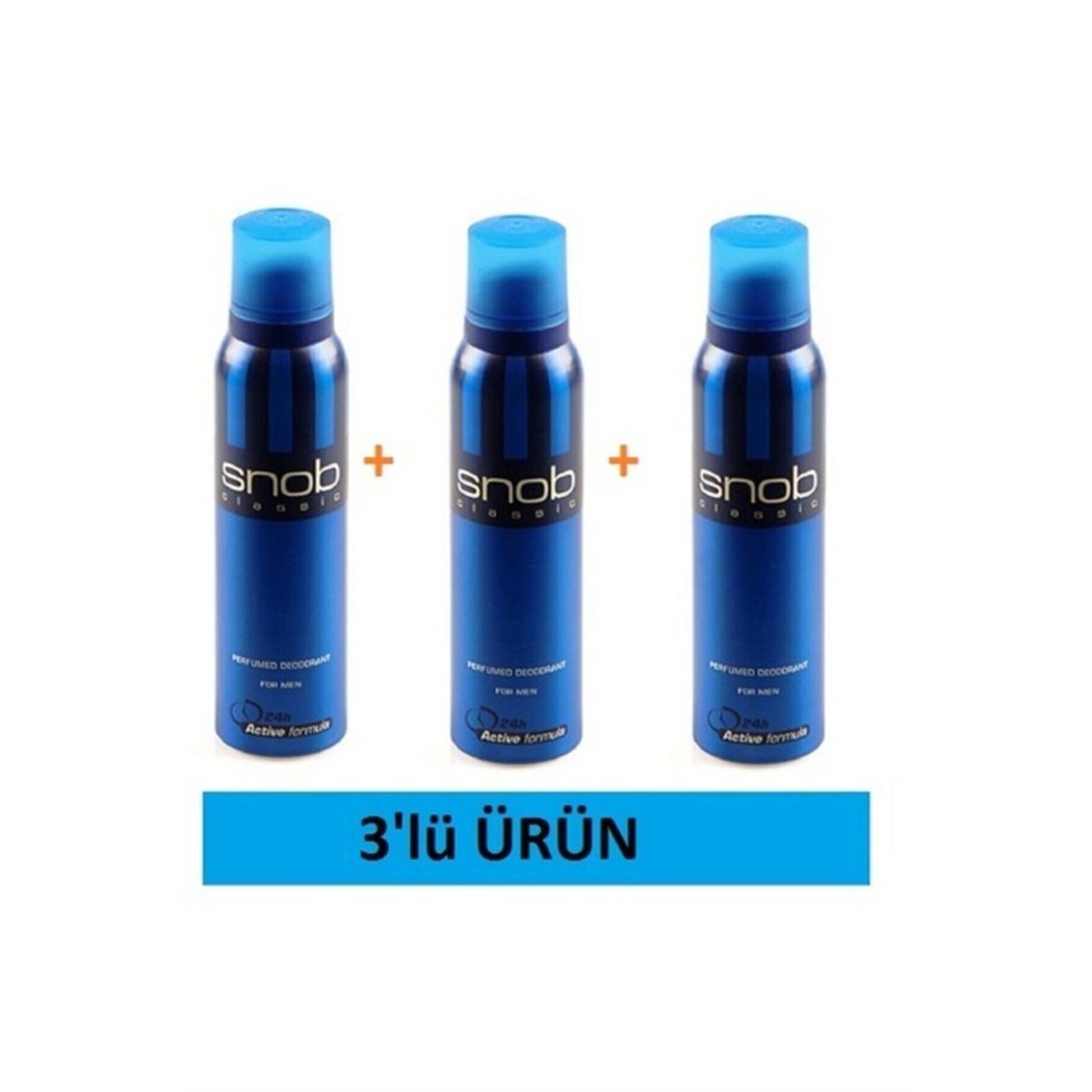 For Men Classic Deodorant 150ml X 3 Adet