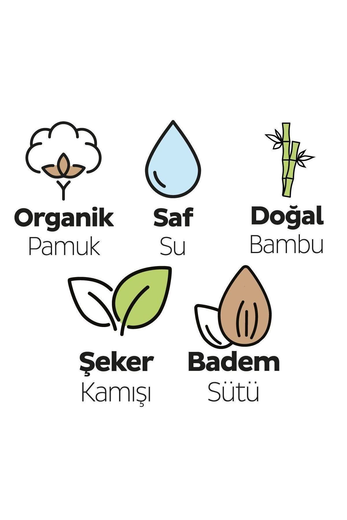 Bio Natural Yenidoğan Islak Bebek Bakım Havlusu 12x40 (480 YAPRAK)