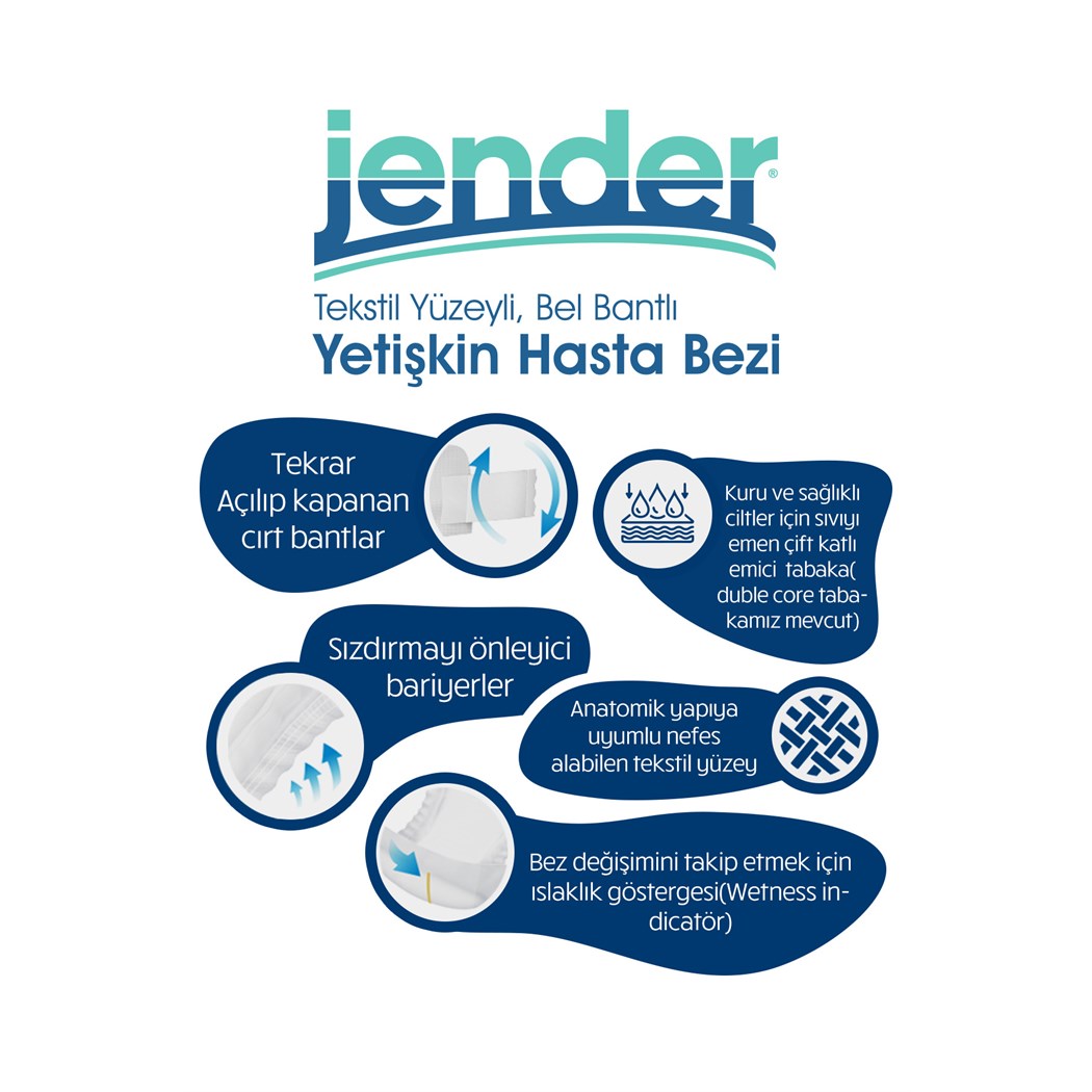 Bel Bantlı Hasta Bezi L 30'lu