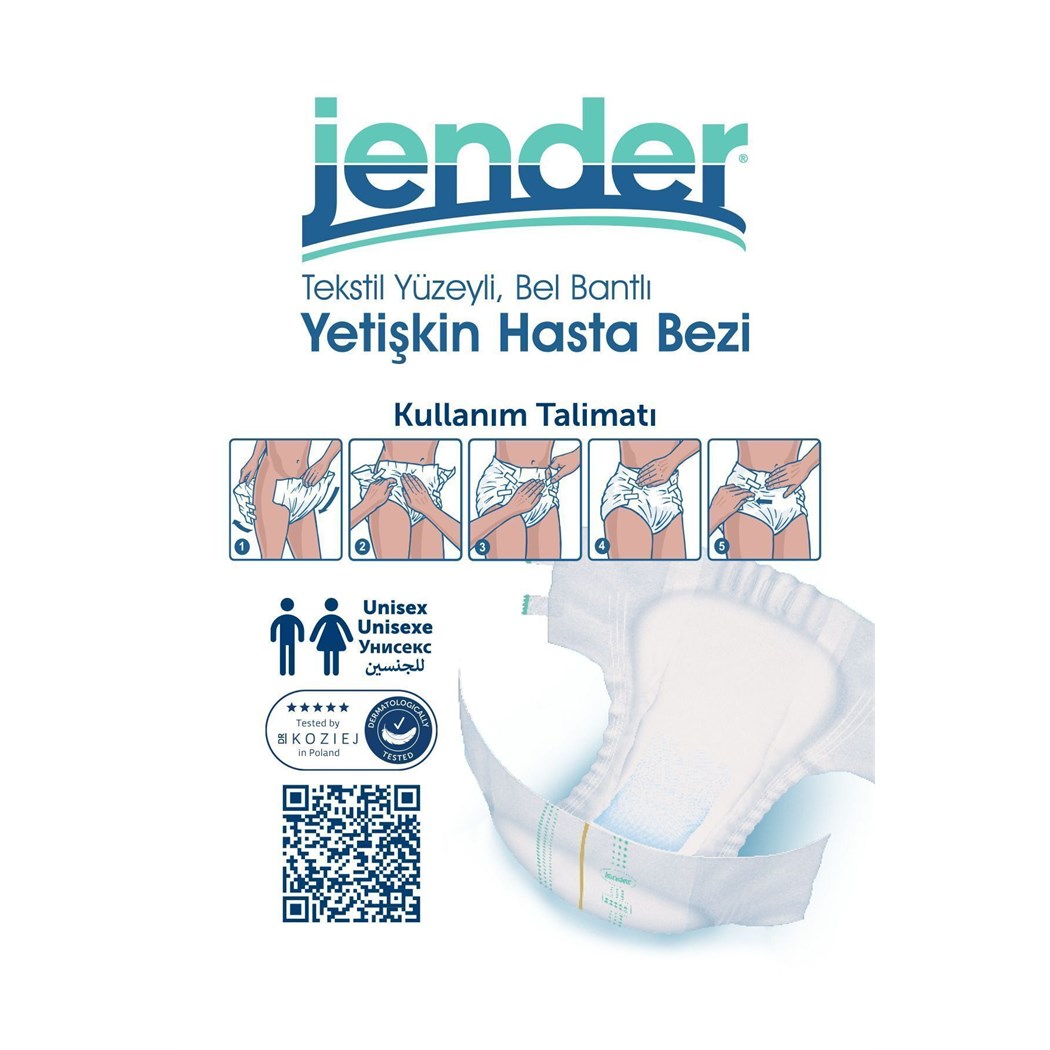 Emici Bel Bantlı Yetişkin Hasta Bezi Medium 30 Adet
