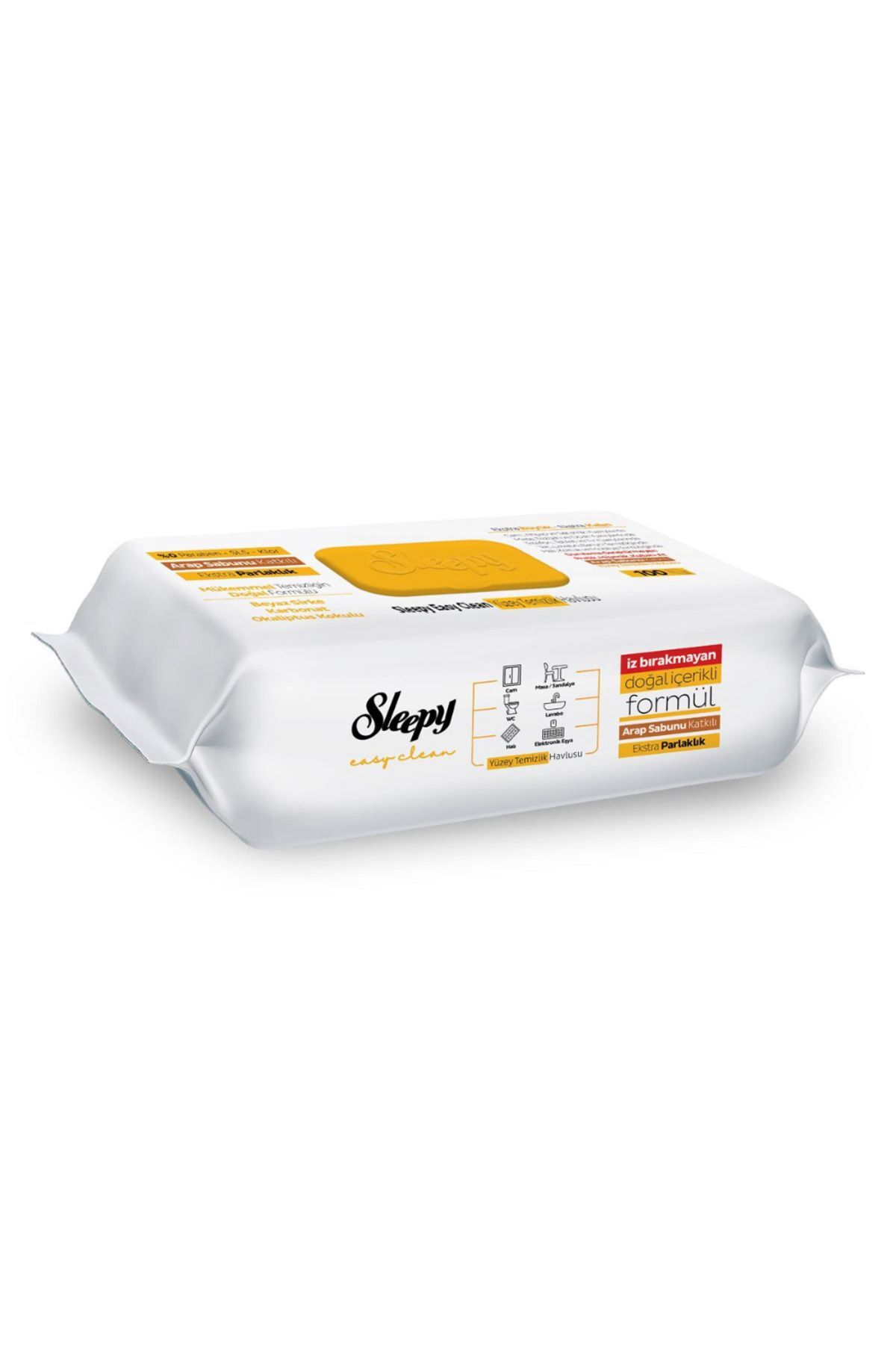 Easy Clean Yüz Temizleme Havlusu Arap Sabunu 100'lü