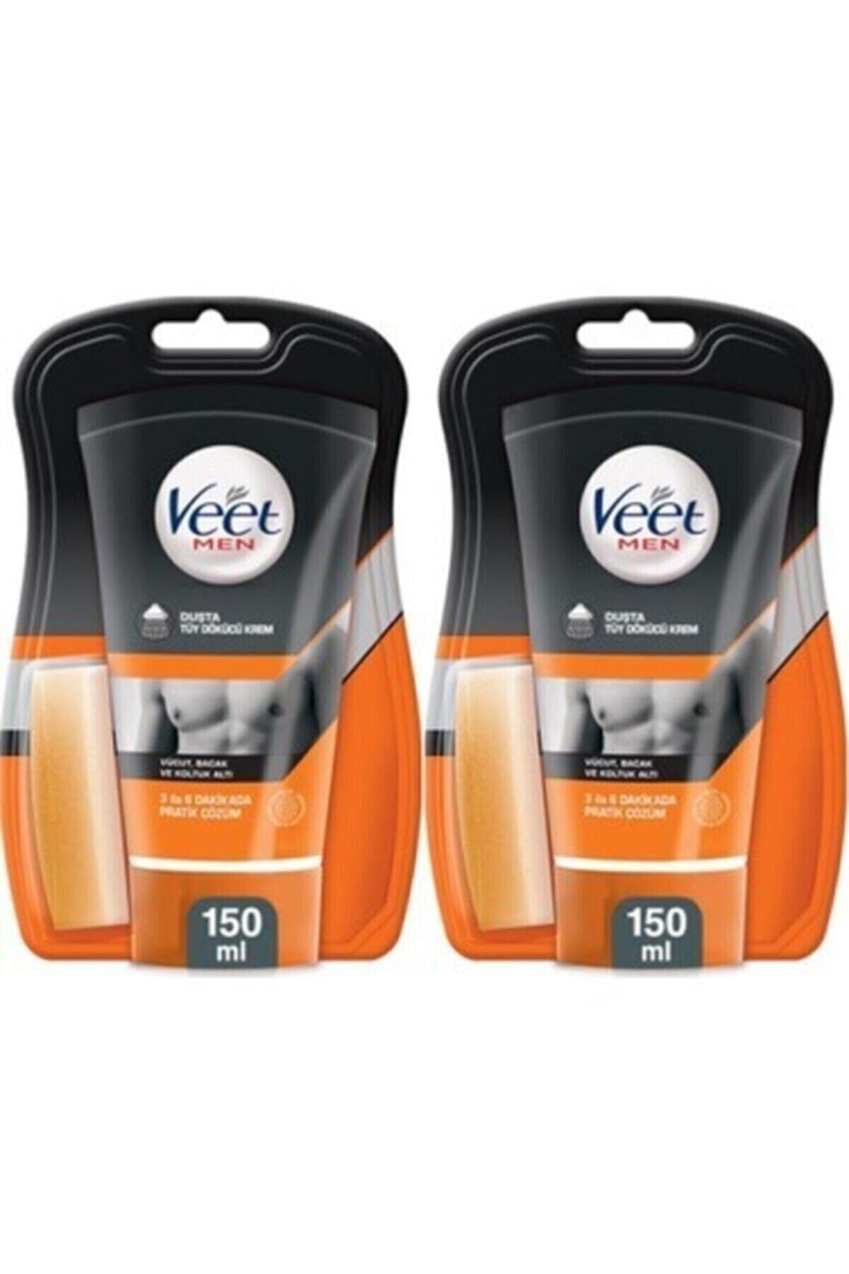 Men Erkeklere Özel Duşta Tüy Dökücü Krem - 150 Ml 2 Adet