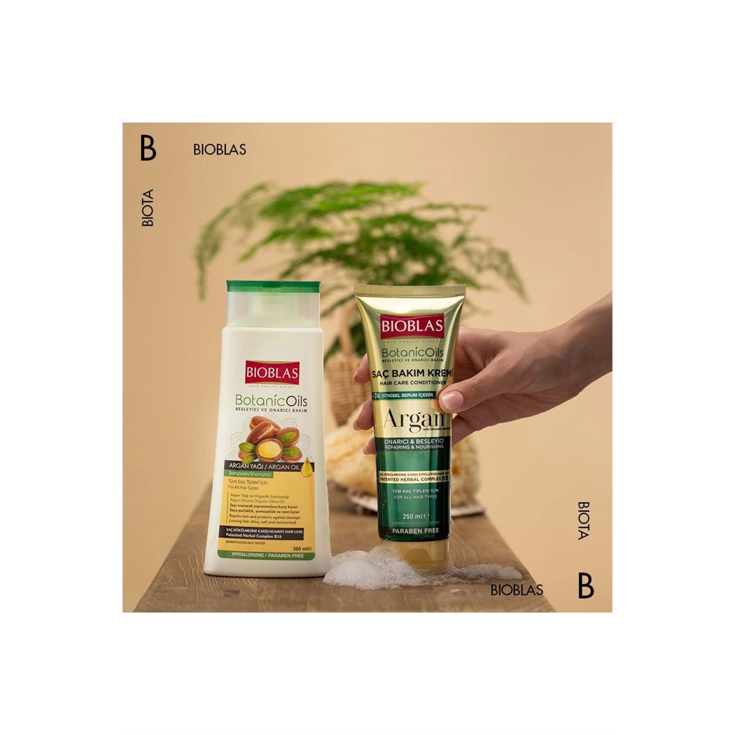 Botanic Oils Argan Yağlı Saç Kremi 250 Ml Onarıcı Argan Saç Bakım Kremi