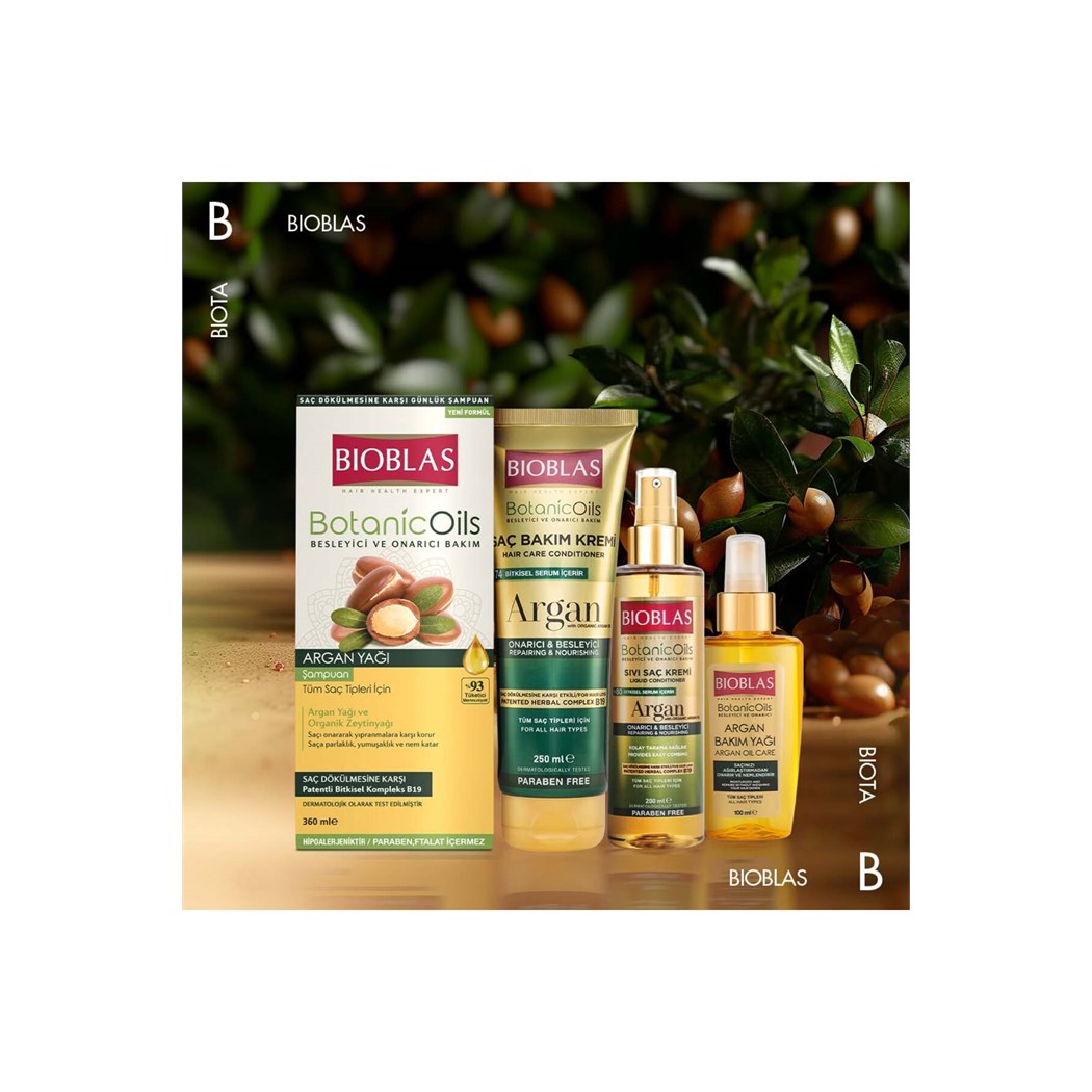 Botanic Oils Argan Yağlı Saç Kremi 250 Ml Onarıcı Argan Saç Bakım Kremi
