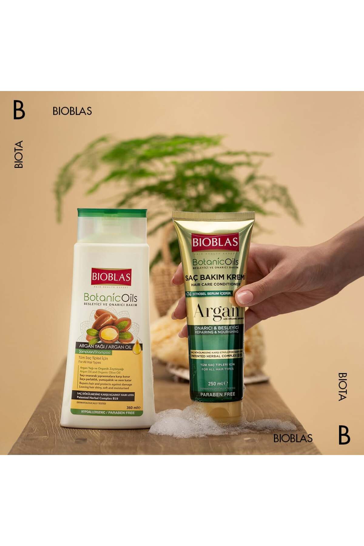 Botanic Oils Argan Yağlı Saç Kremi 250 Ml Onarıcı Argan Saç Bakım Kremi