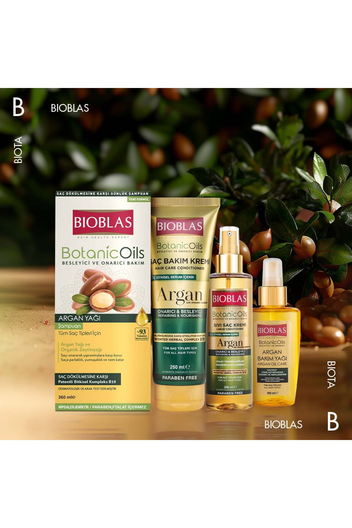 Botanic Oils Argan Yağlı Saç Kremi 250 Ml Onarıcı Argan Saç Bakım Kremi