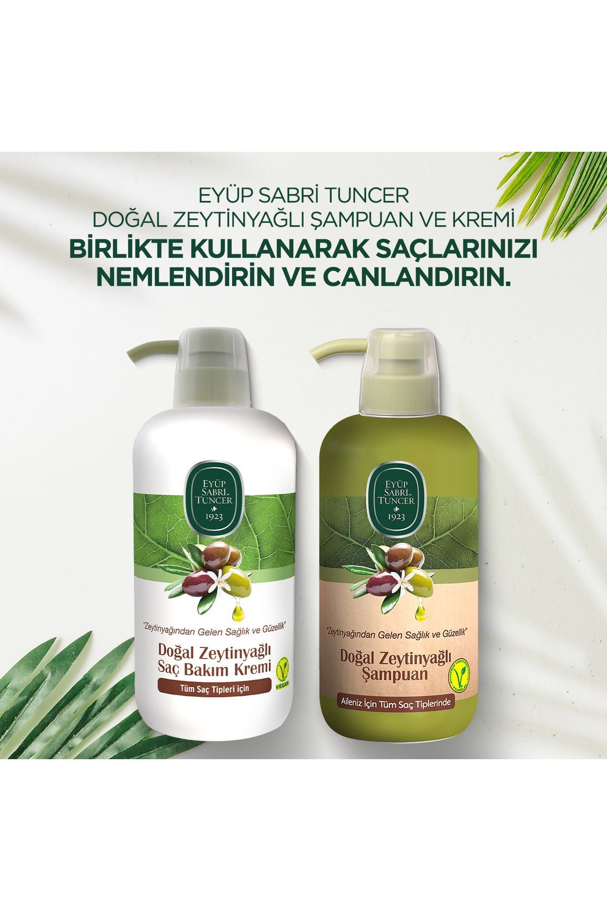 Doğal Zeytinyağlı Şampuan 600 ml