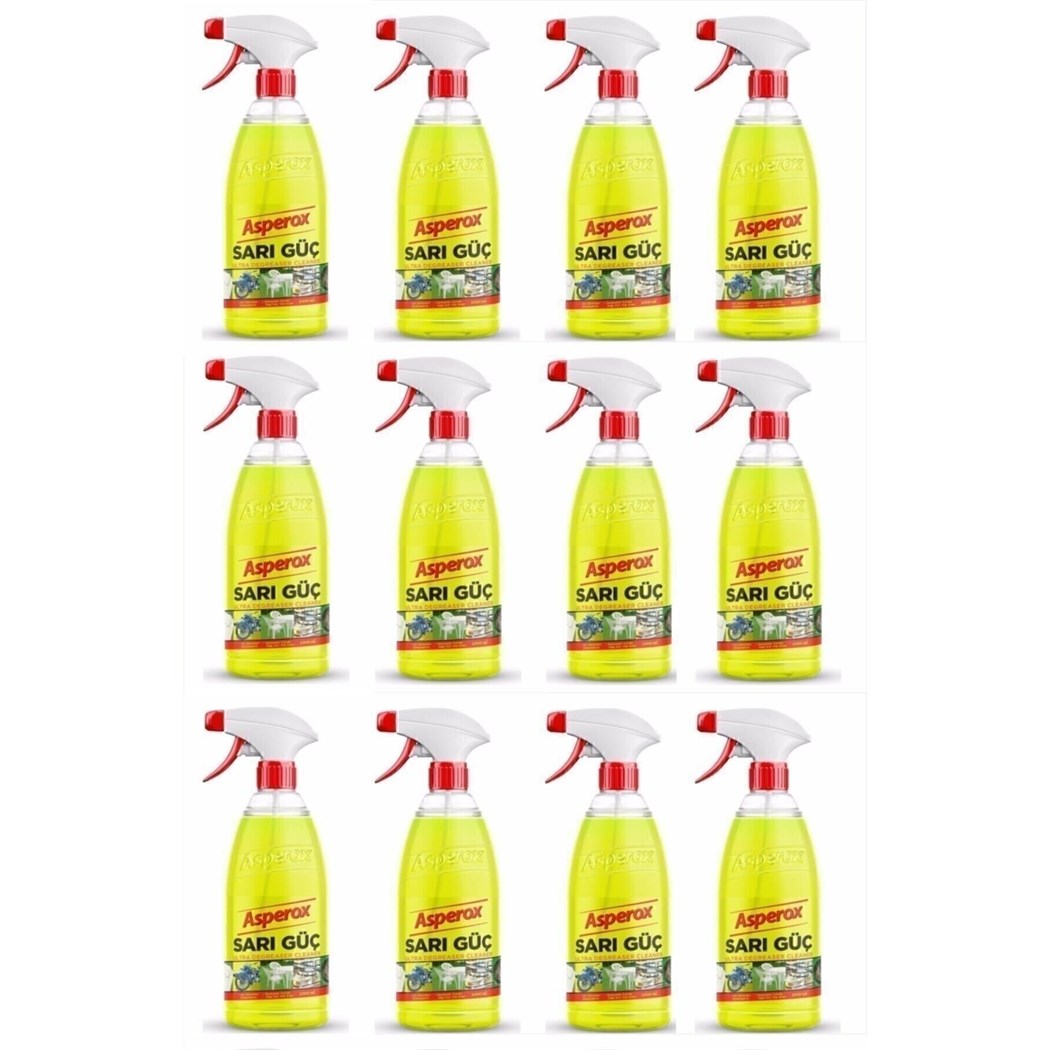 Ultra Sarı Güç Yağ Sökücü 1 Lt X12 Adet