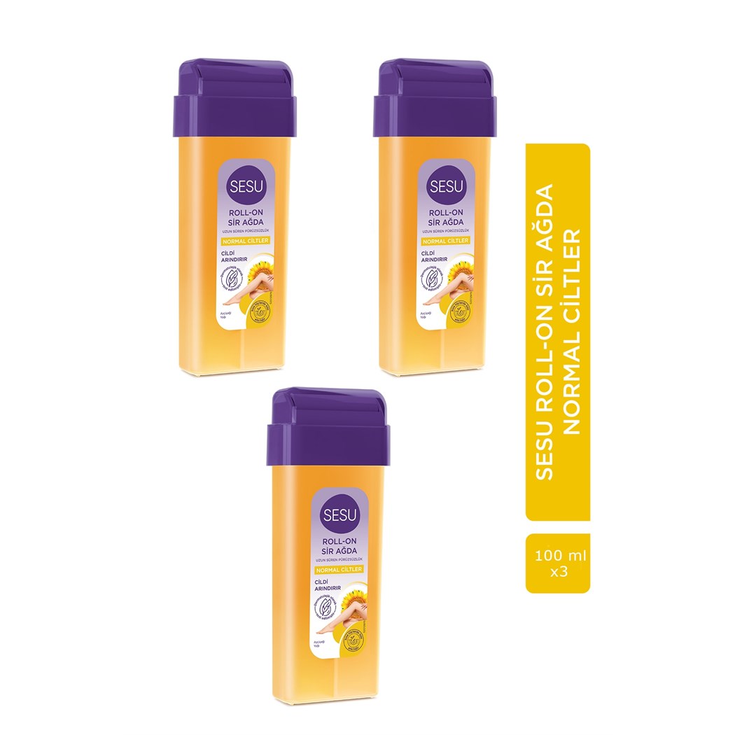 Roll-on Sir Ağda Normal Ciltler 100 Ml X 3 Adet