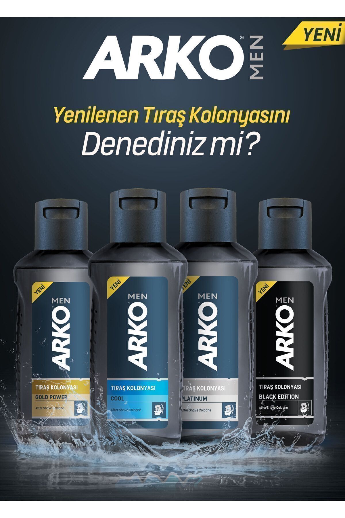 Cool Tıraş Kolonyası 4x255 ml