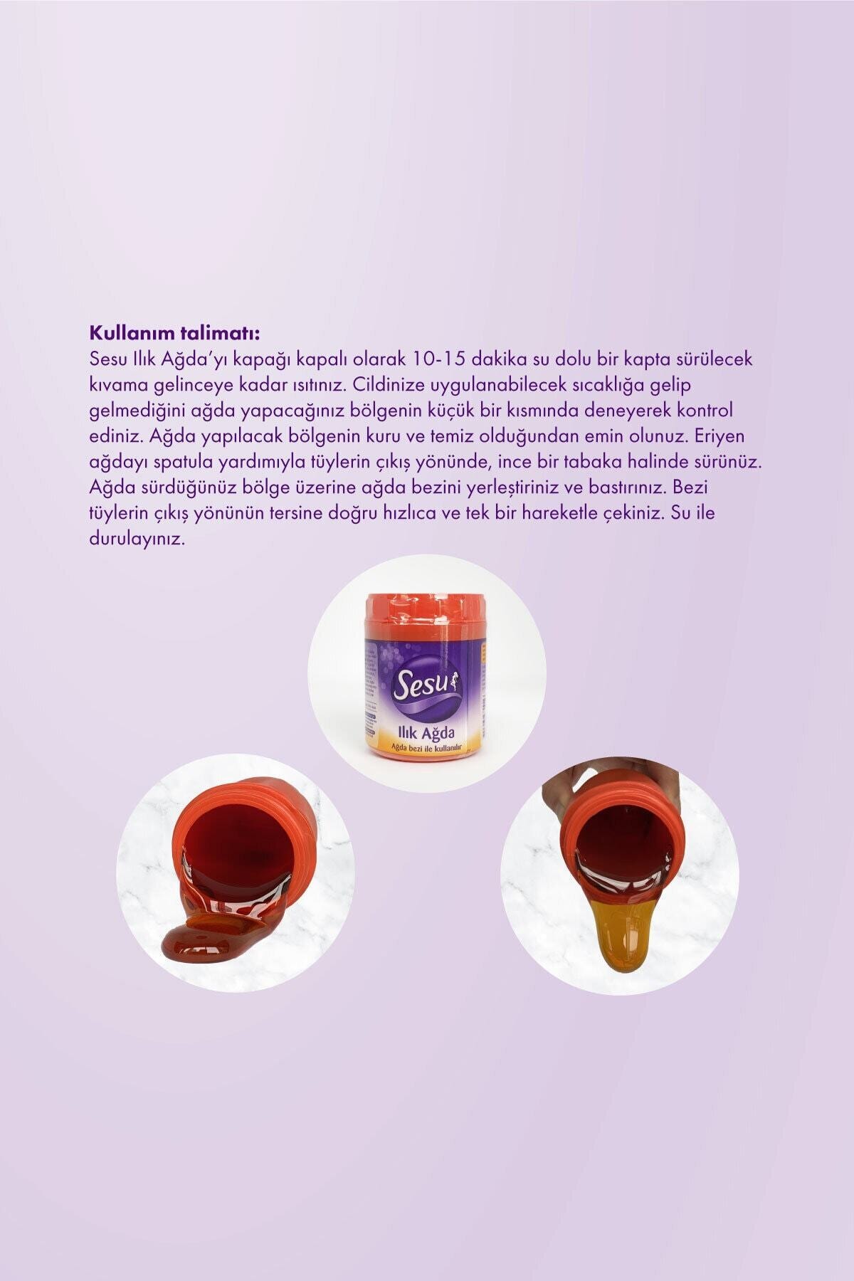 Turuncu Ilık Ağda 250 gr 2'li