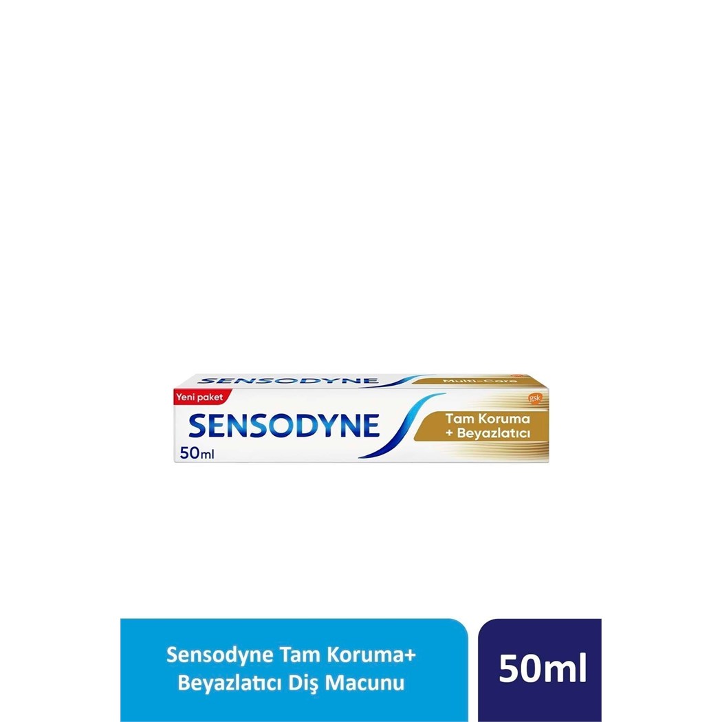Sensodyne Tam Koruma 50 ml Diş Macunu + Diş Eti Bakımı Diş Fırçası