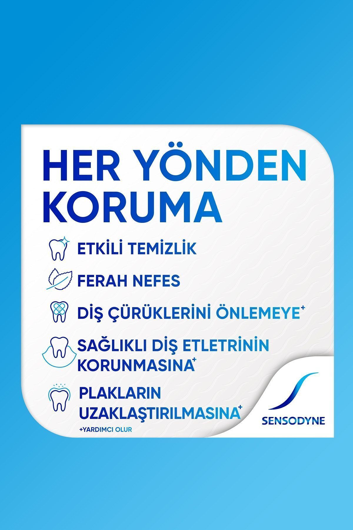 Sensodyne Tam Koruma 50 ml Diş Macunu + Diş Eti Bakımı Diş Fırçası