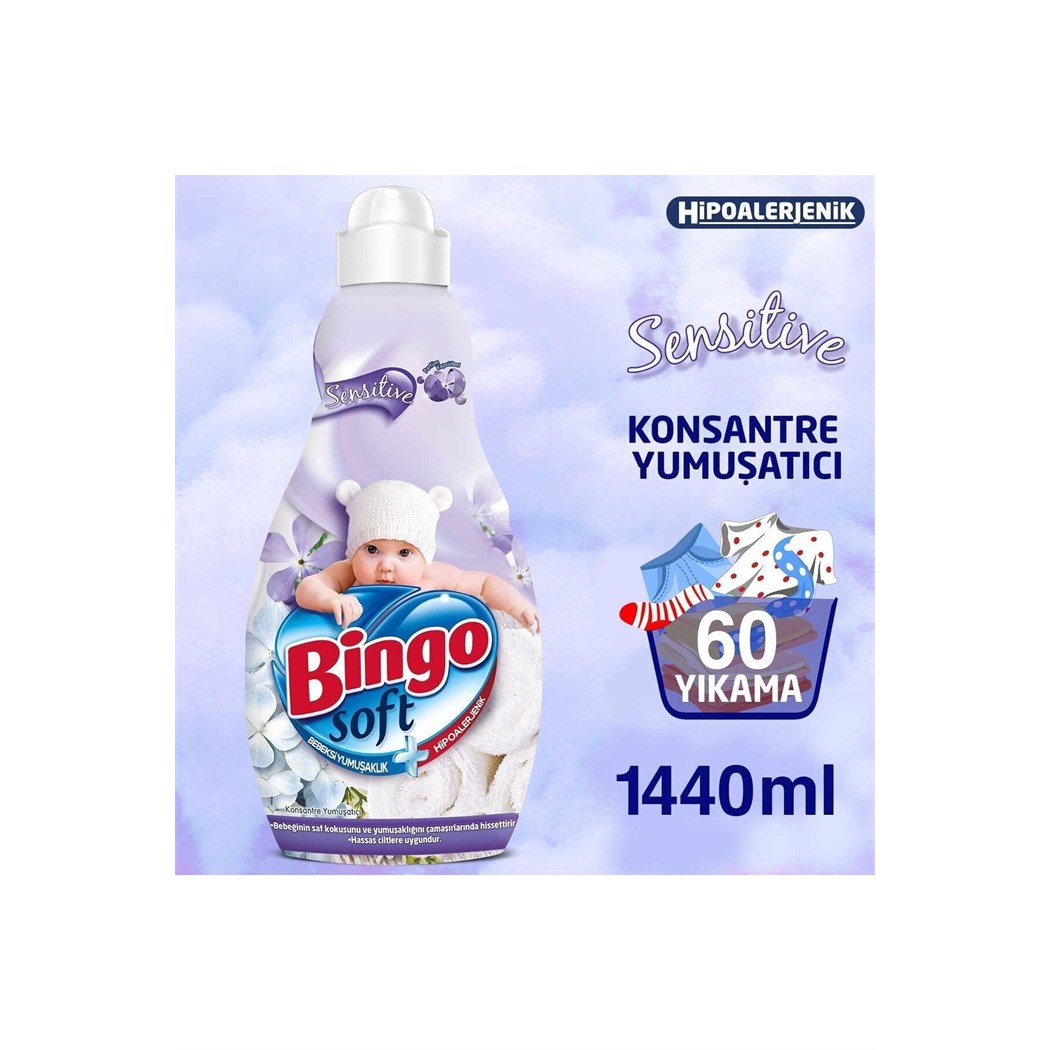 Soft Konsantre Yumuşatıcı 1440 Ml Sensitive