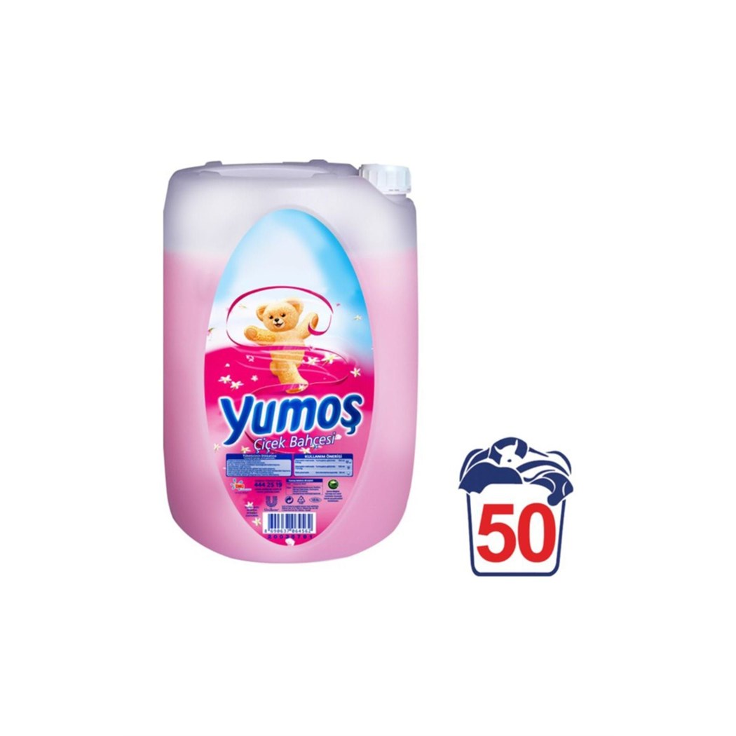 Çiçek Bahçesi Beyazlar ve Renkliler İçin Yumuşatıcı 5000 ml 50 Yıkama