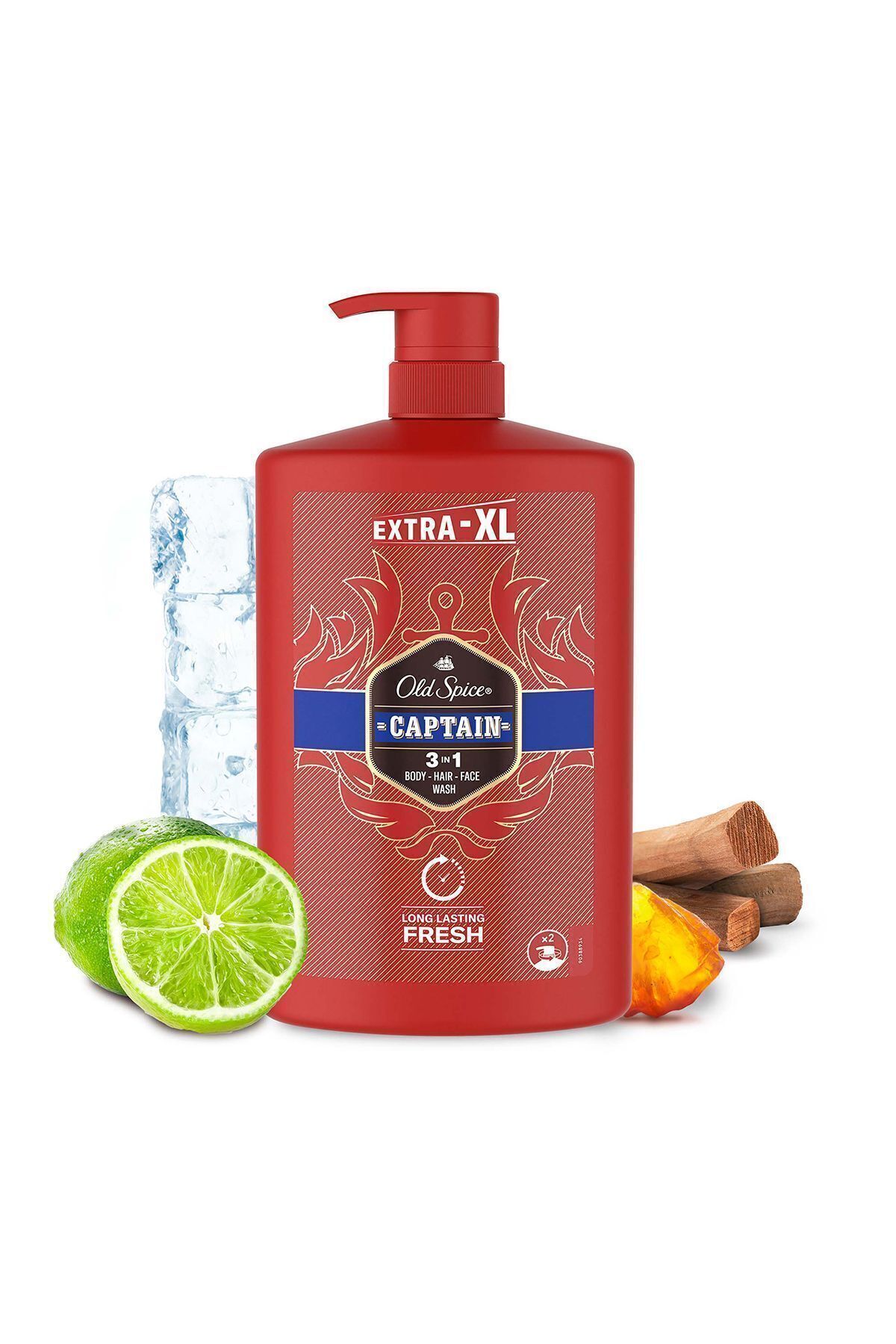 Captain Erkekler İçin Duş Jeli ve Şampuan 1000 ml Ekstra-XL