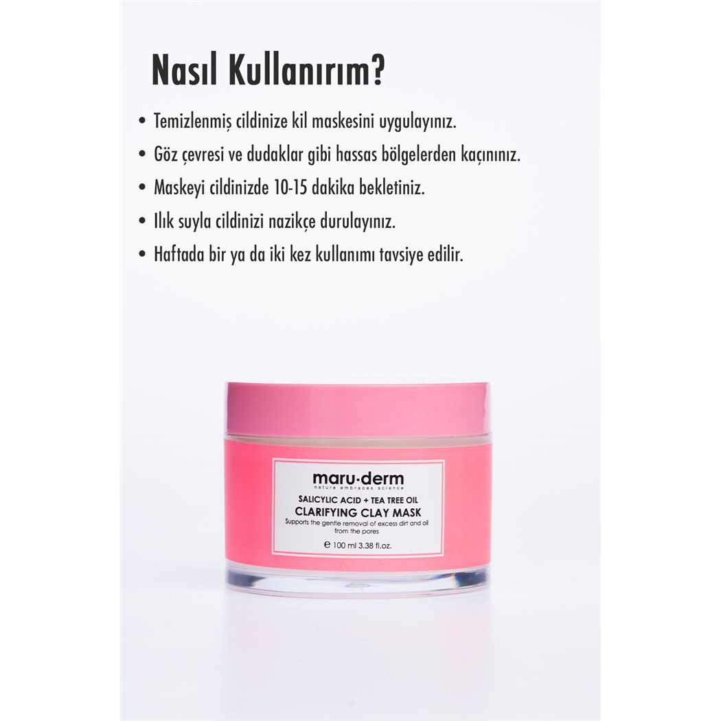 Maru. Derm Kıl Yüz Maskesi Çay Ağacı 100 Ml
