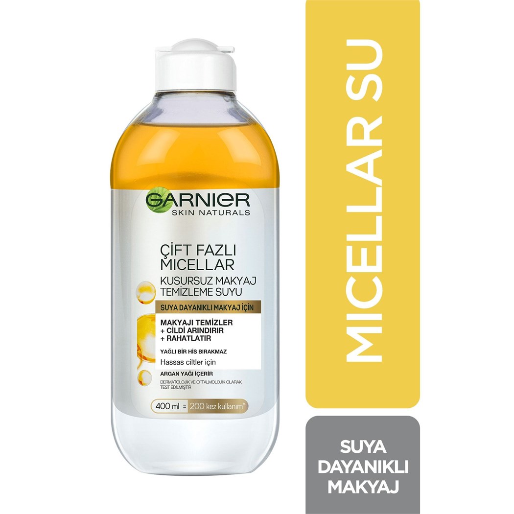 Garnier Makyaj Temizleme Suyu 400 Ml. Argan
